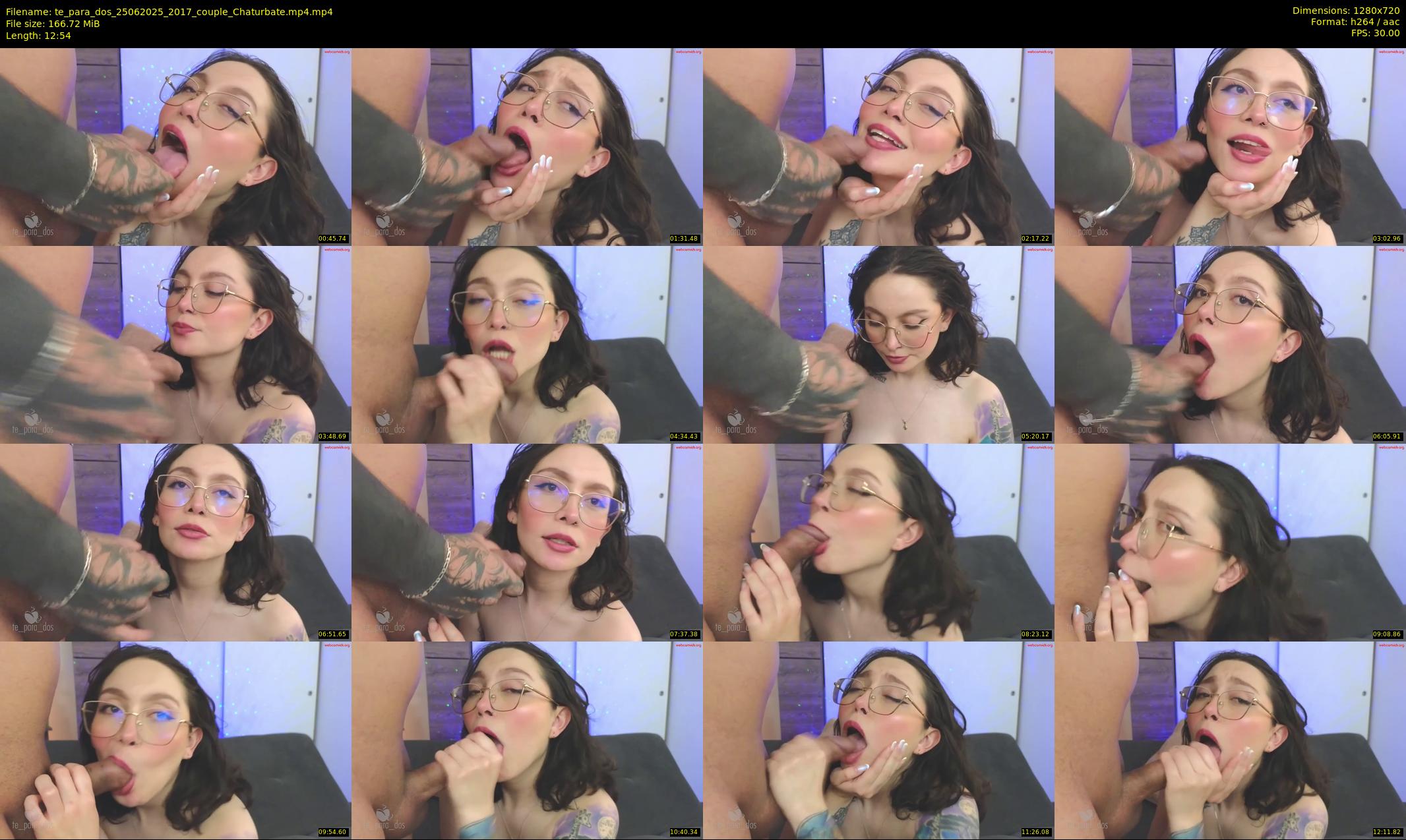 te_para_dos — 13 minute Chaturbate couple cam show recording, 720p, Jun 25, 2025