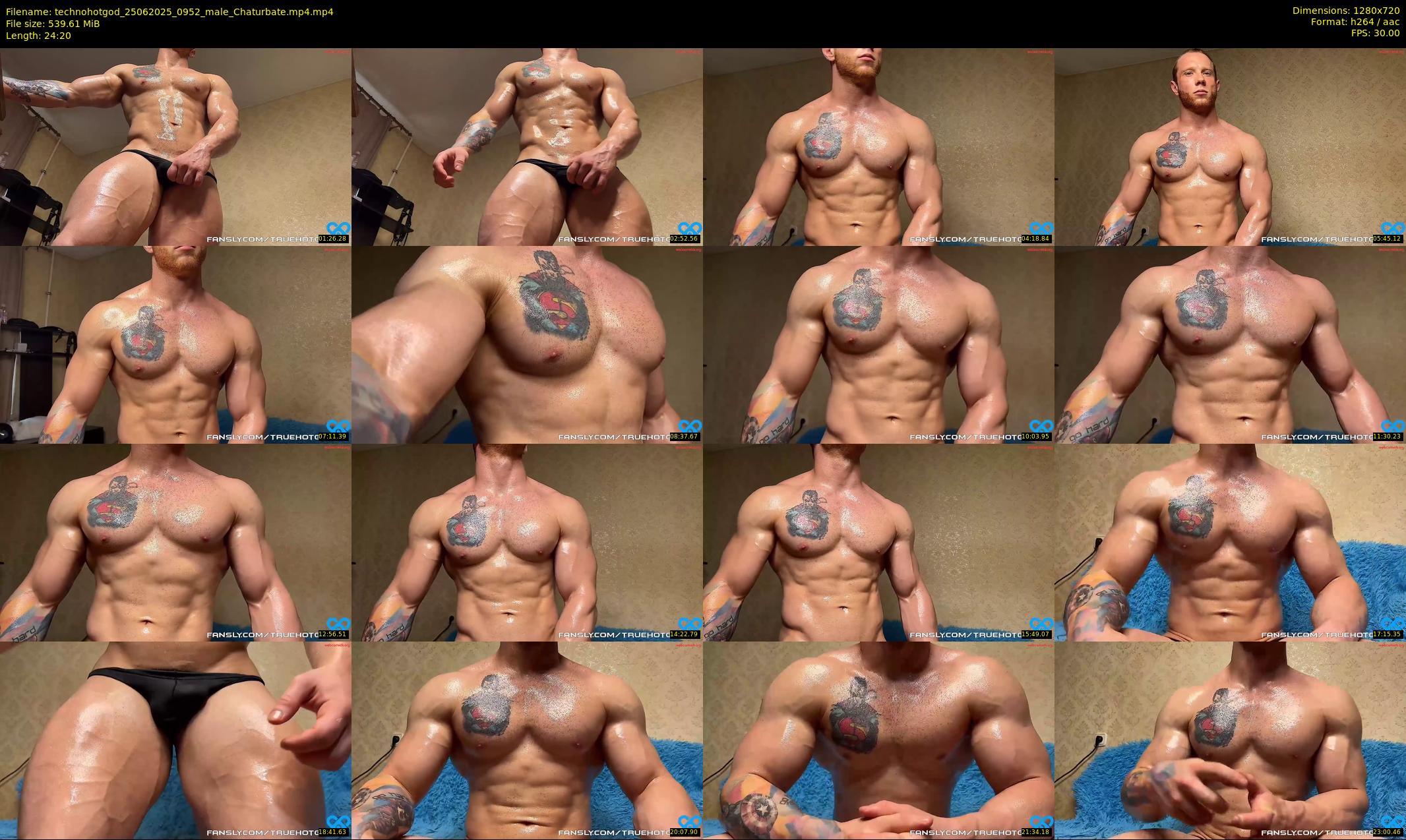 technohotgod — 25 minute Chaturbate male cam show recording, 720p, Jun 25, 2025