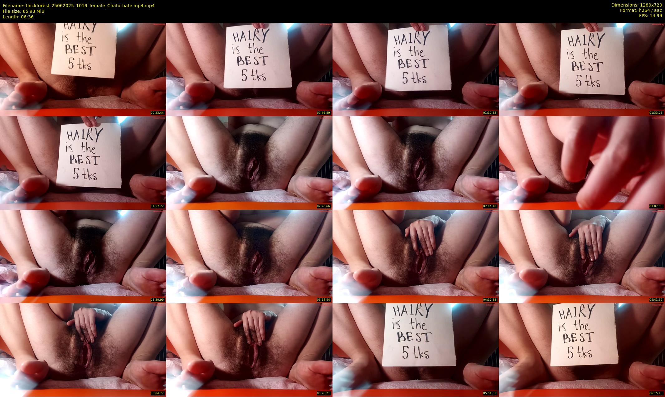 thickforest — 7 minute Chaturbate female cam show recording, 720p, Jun 25, 2025