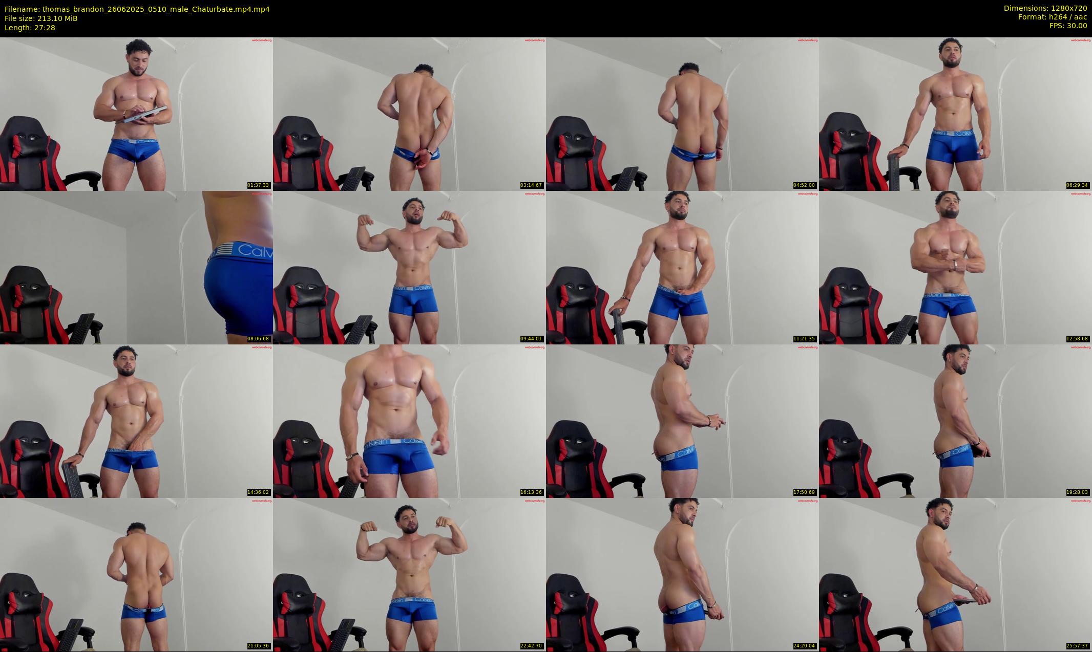 thomas_brandon — 28 minute Chaturbate male cam show recording, 720p, Jun 26, 2025