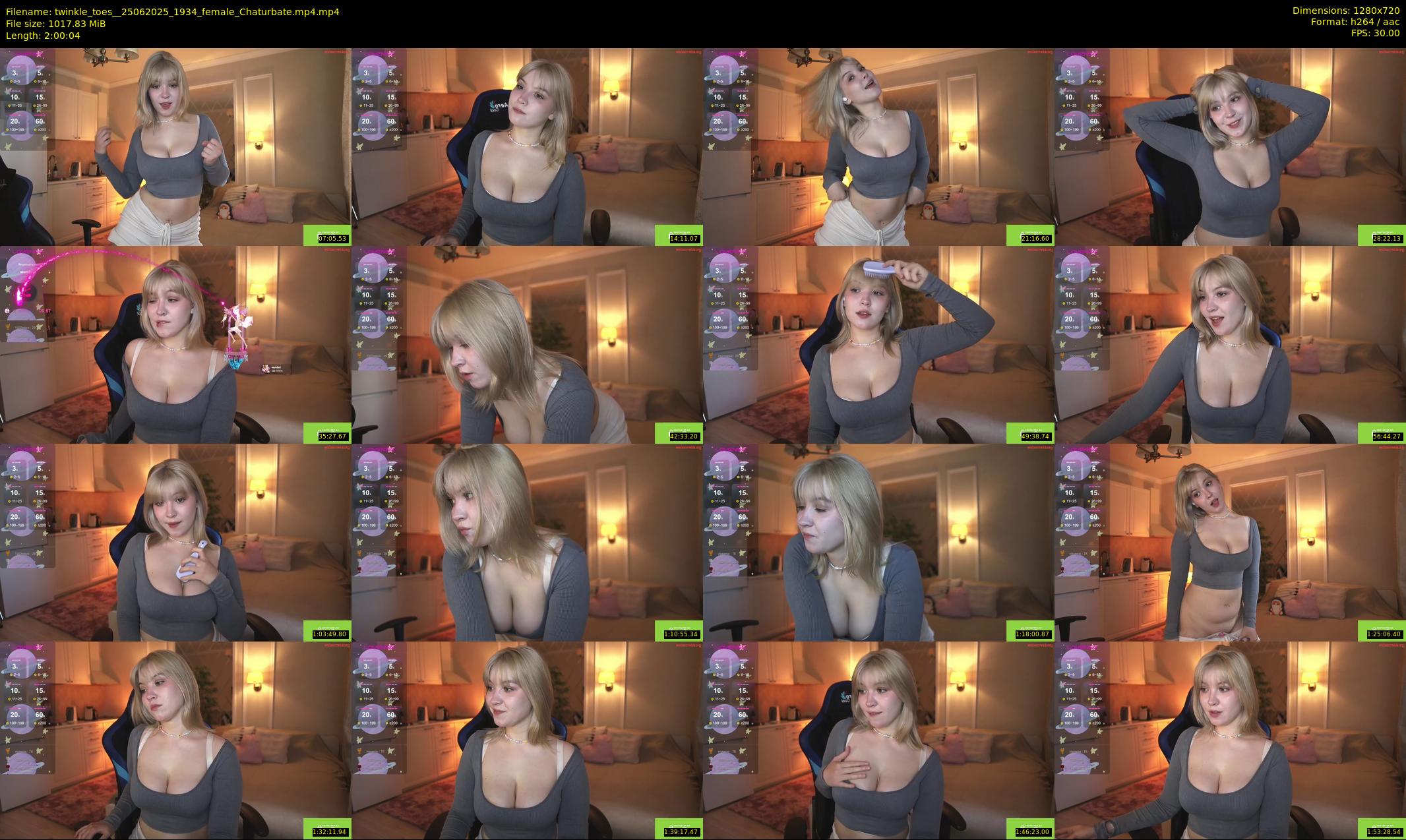 twinkle_toes_ — 121 minute Chaturbate female cam show recording, 720p, Jun 25, 2025