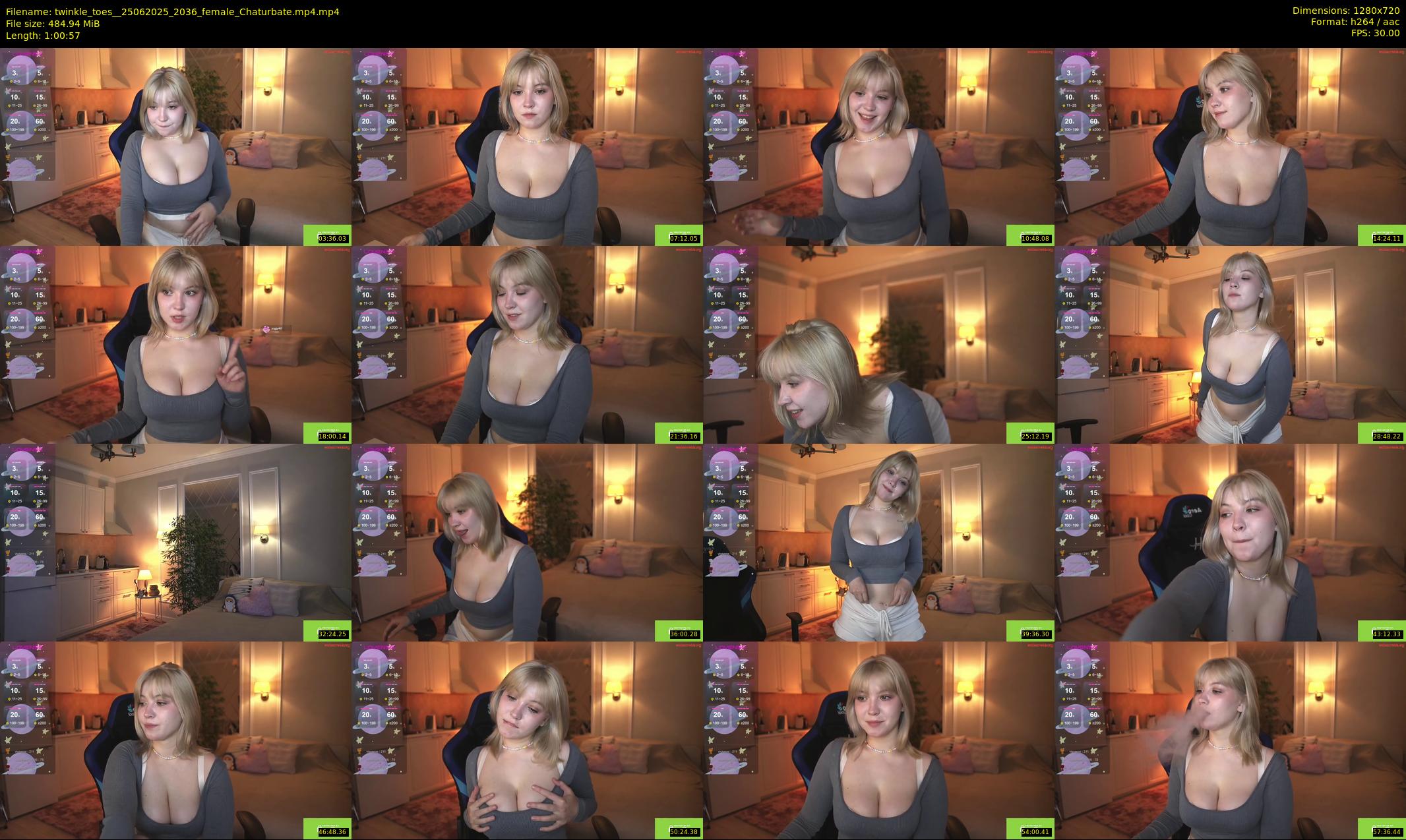twinkle_toes_ — 61 minute Chaturbate female cam show recording, 720p, Jun 25, 2025