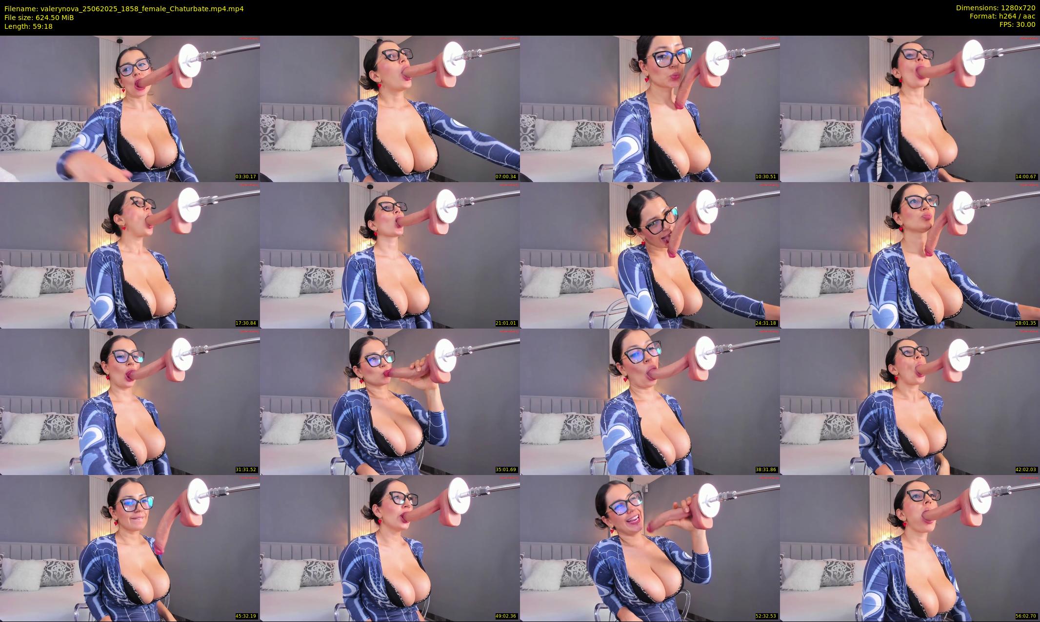 valerynova — 60 minute Chaturbate female cam show recording, 720p, Jun 25, 2025