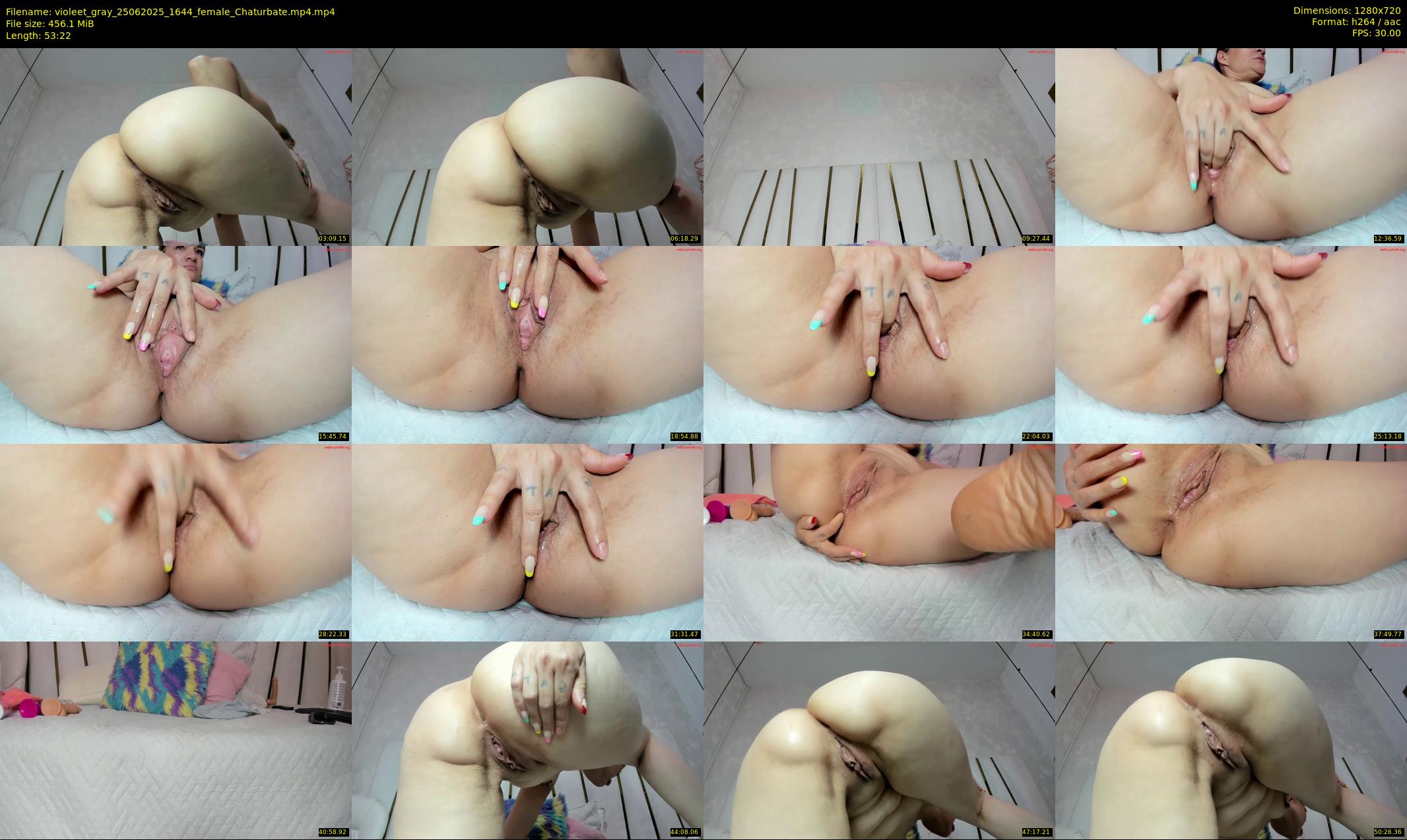 violeet_gray — 54 minute Chaturbate female cam show recording, 720p, Jun 25, 2025