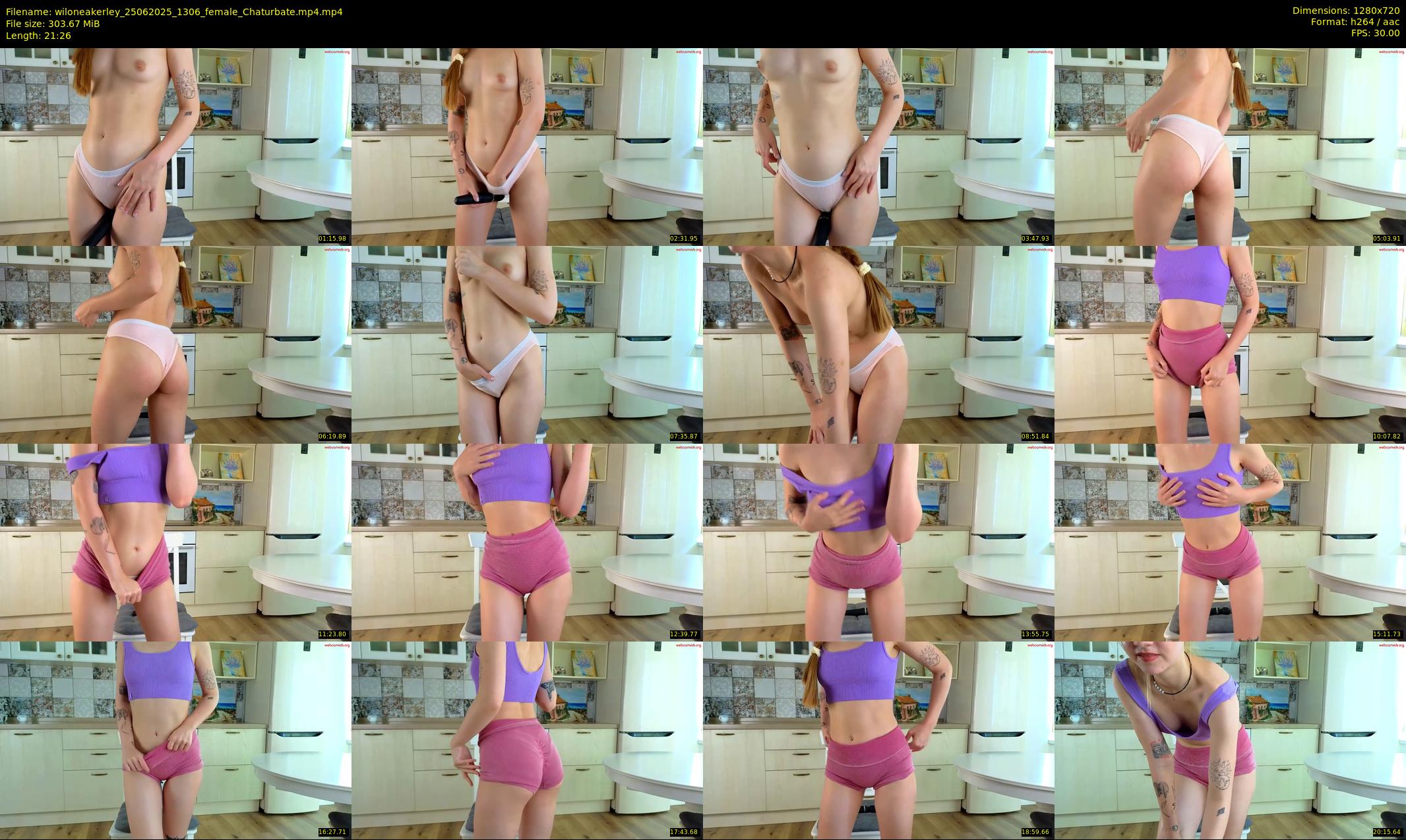 wiloneakerley — 22 minute Chaturbate female cam show recording, 720p, Jun 25, 2025