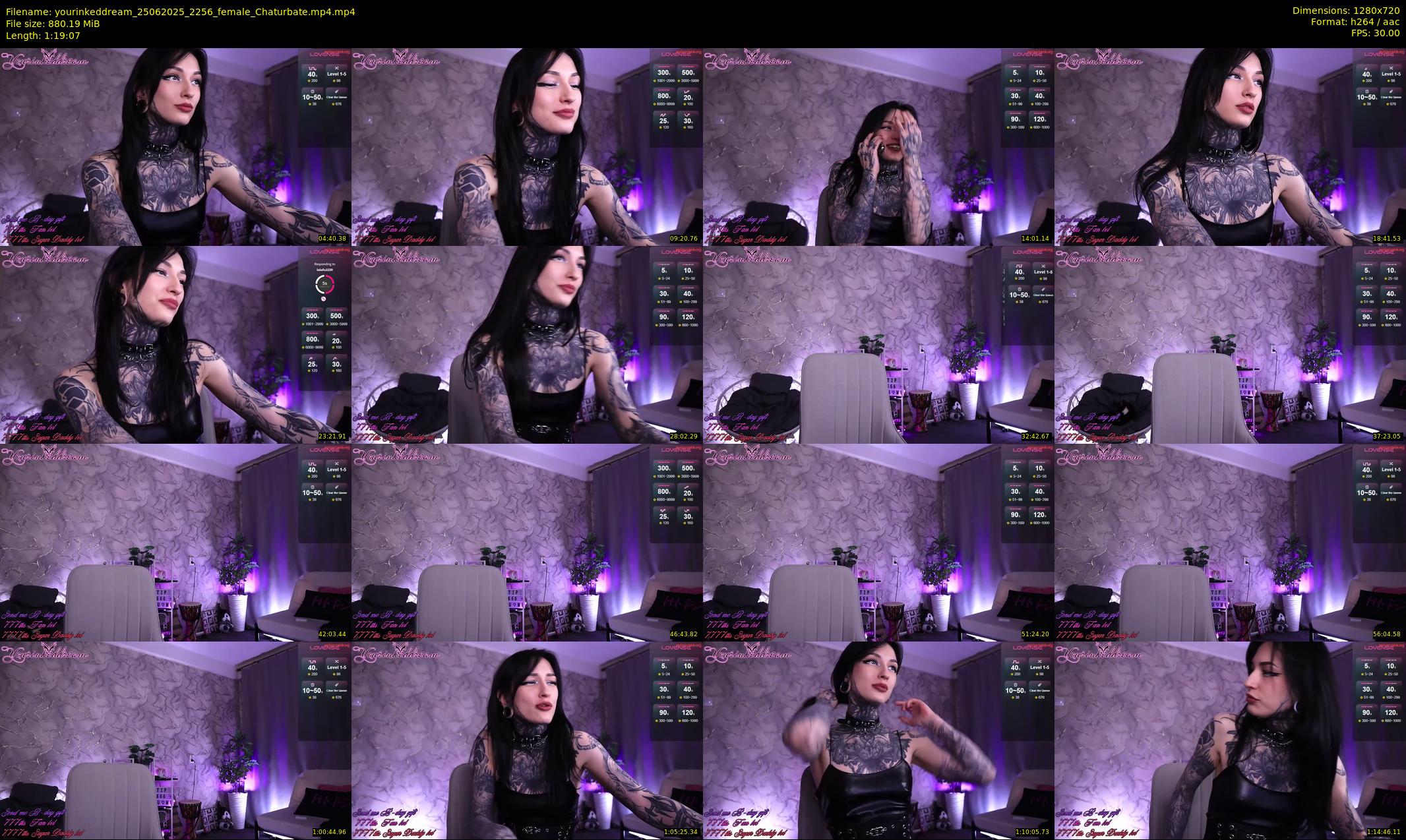 yourinkeddream — 80 minute Chaturbate couple cam show recording, 720p, Jun 25, 2025
