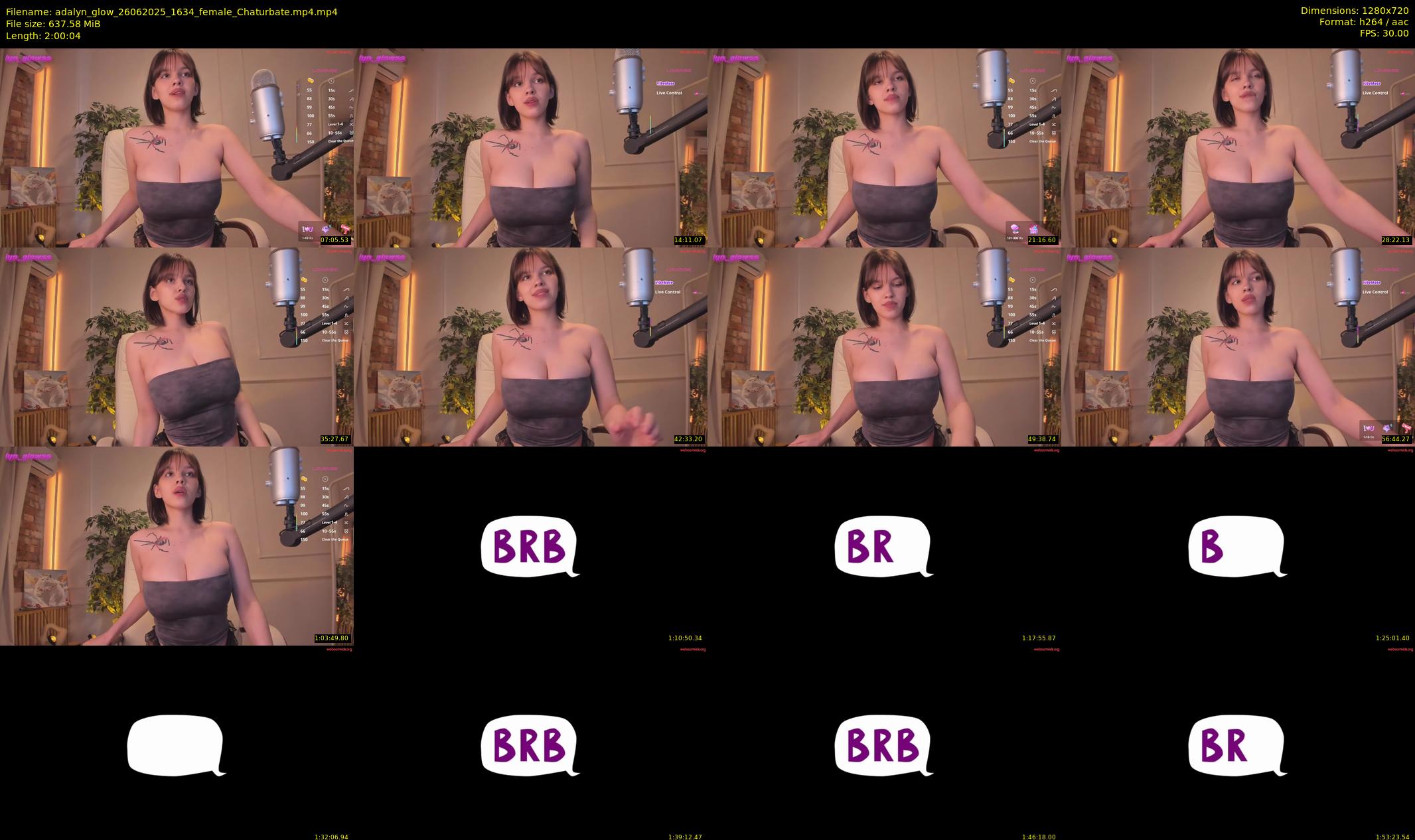 adalyn_glow — 121 minute Chaturbate female cam show recording, 720p, Jun 26, 2025