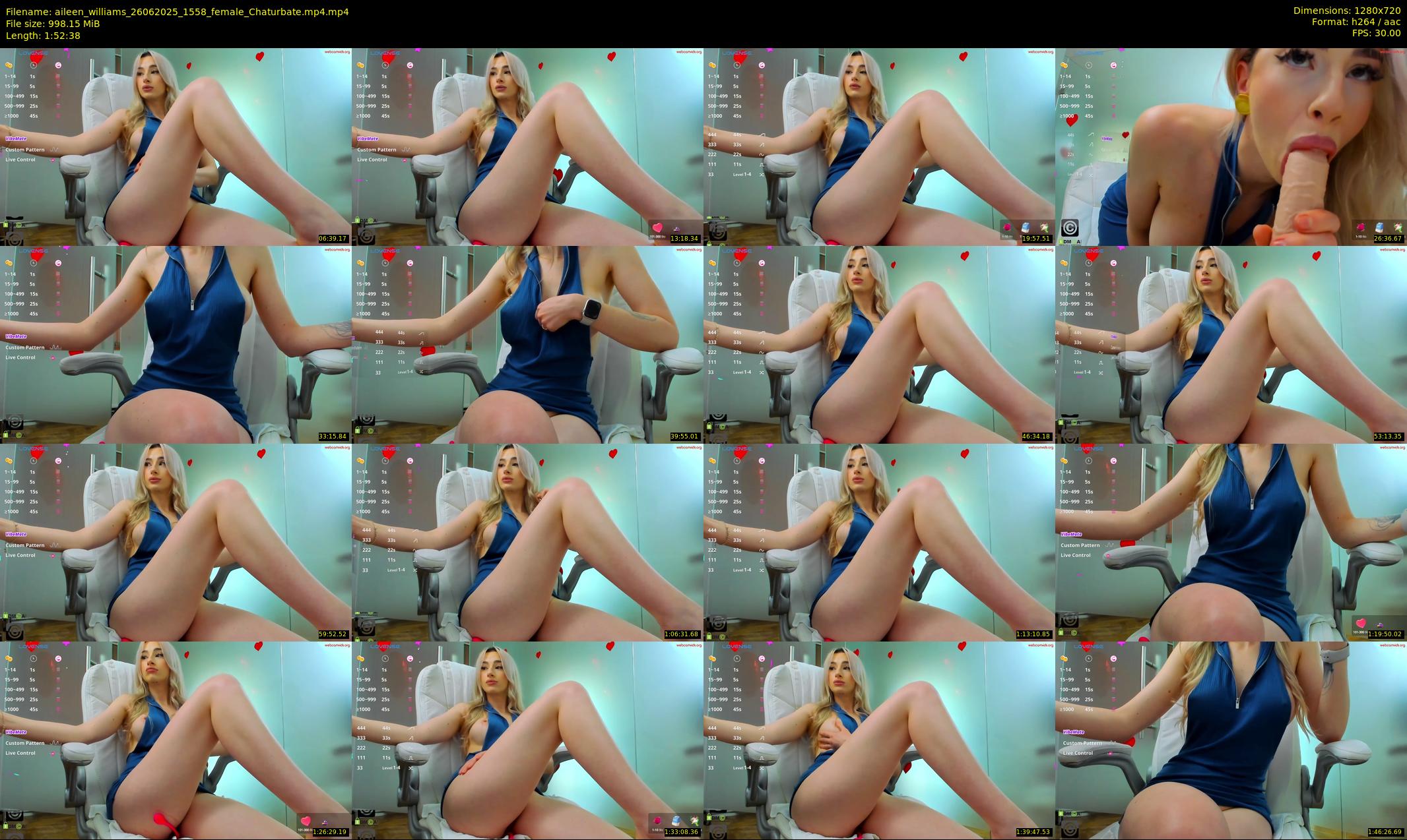 aileen_williams — 113 minute Chaturbate female cam show recording, 720p, Jun 26, 2025