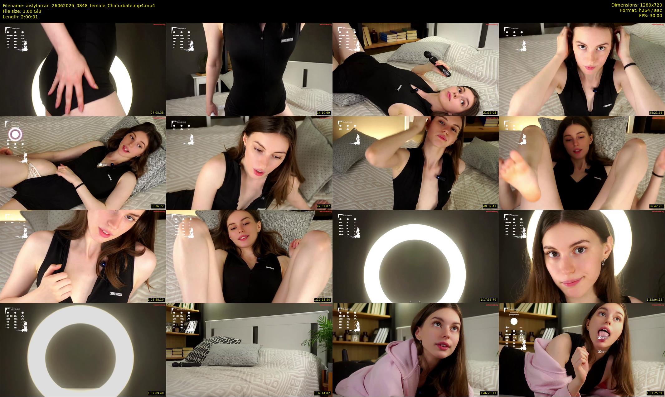 aislyfarran — 121 minute Chaturbate female cam show recording, 720p, Jun 26, 2025