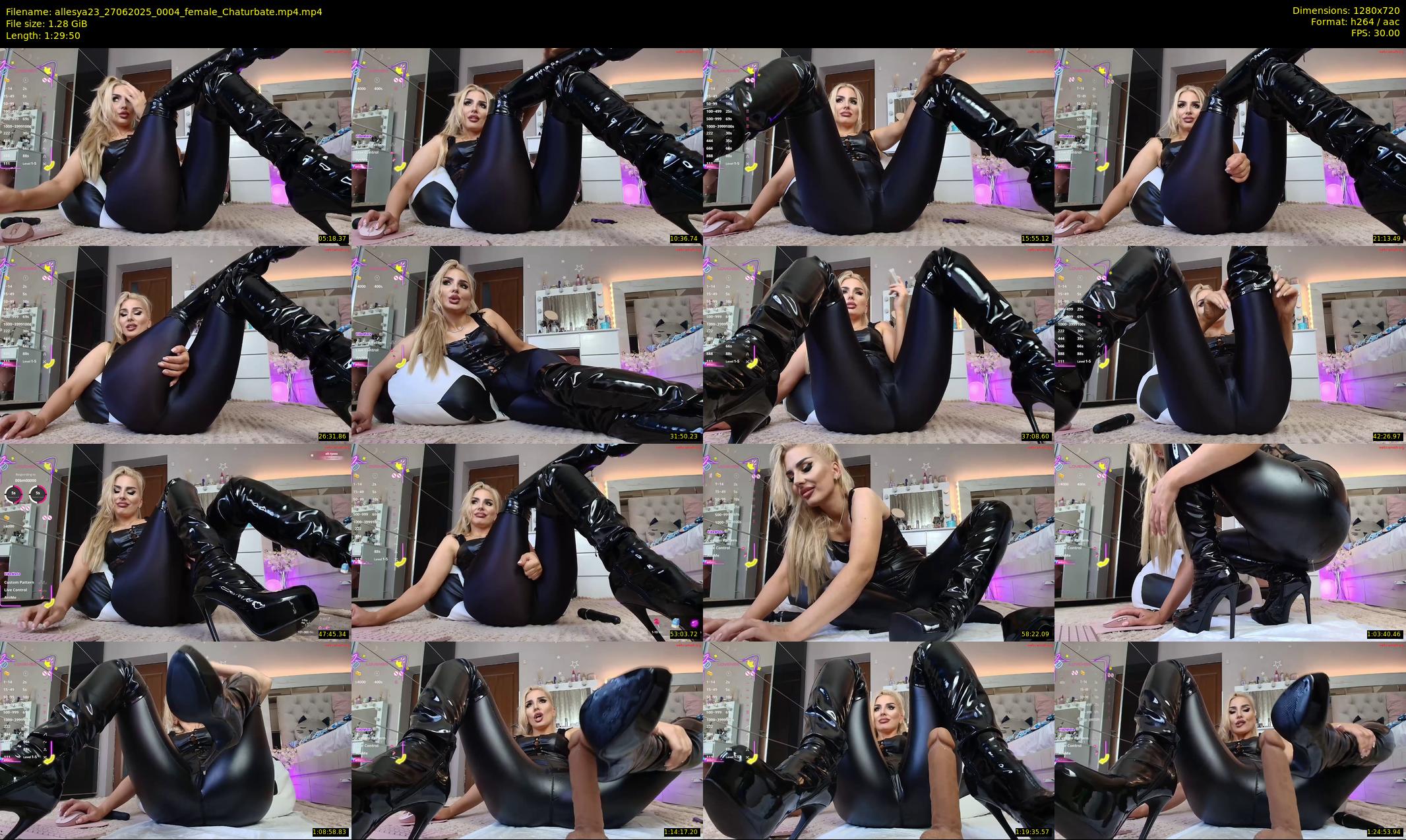 allesya23 — 90 minute Chaturbate female cam show recording, 720p, Jun 27, 2025