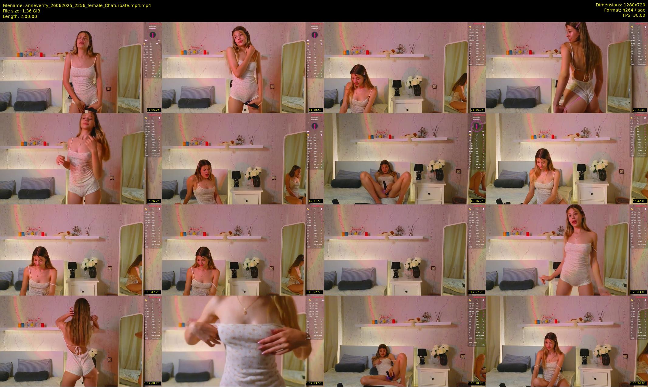 anneverity — 120 minute Chaturbate female cam show recording, 720p, Jun 26, 2025