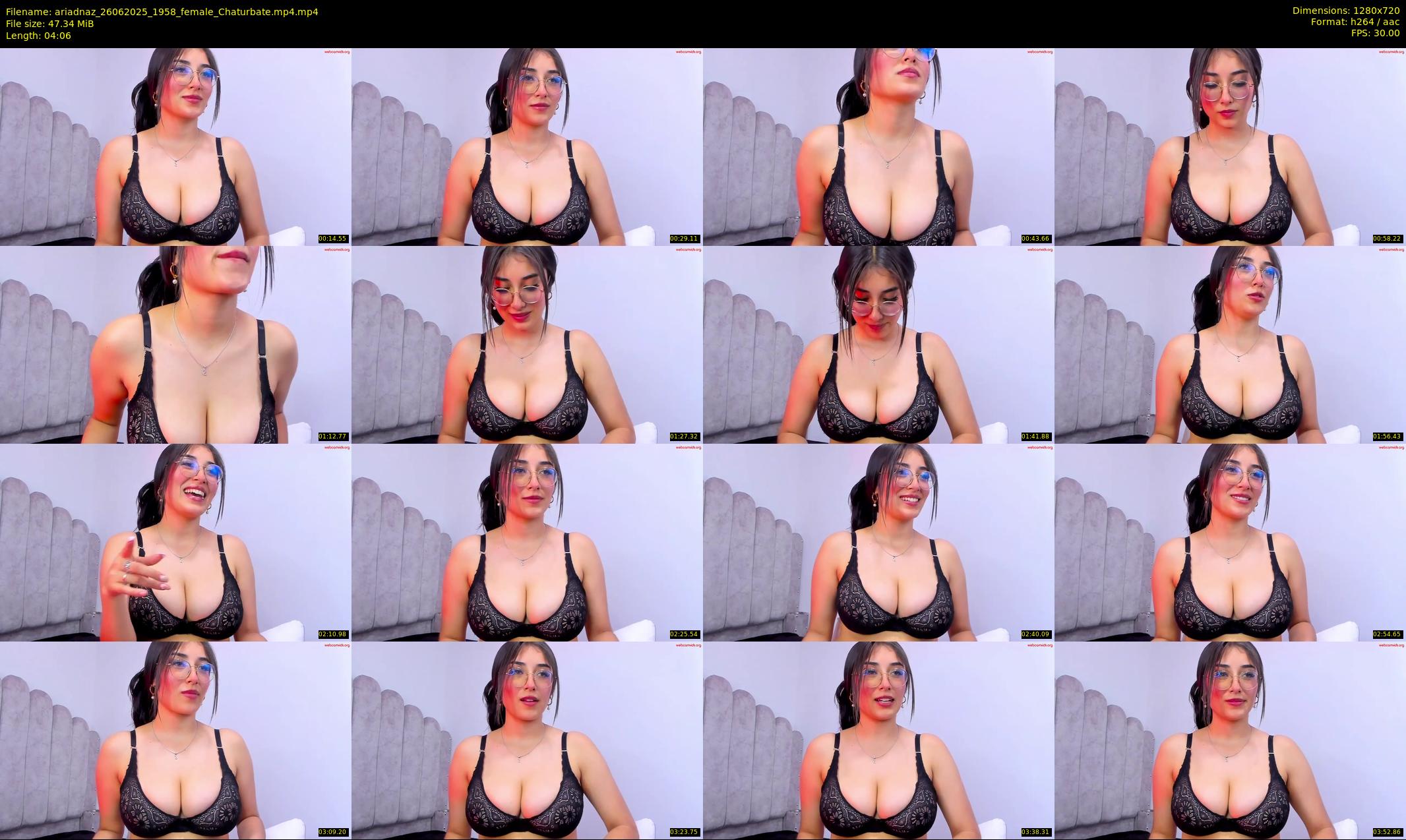 ariadnaz — 5 minute Chaturbate female cam show recording, 720p, Jun 26, 2025