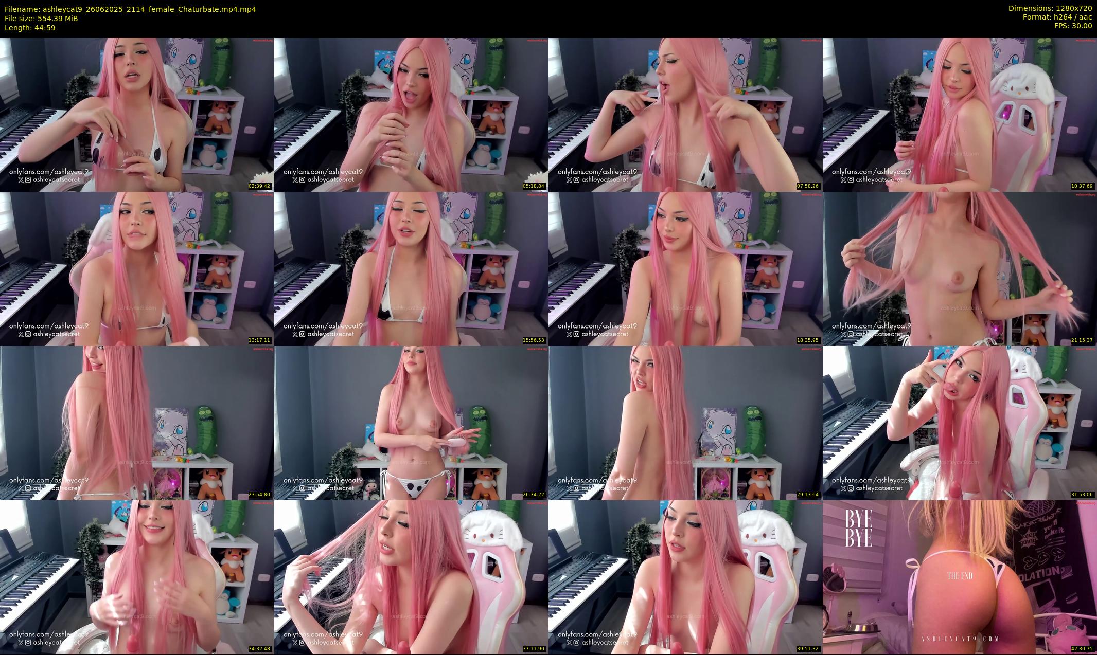 ashleycat9 — 45 minute Chaturbate female cam show recording, 720p, Jun 26, 2025
