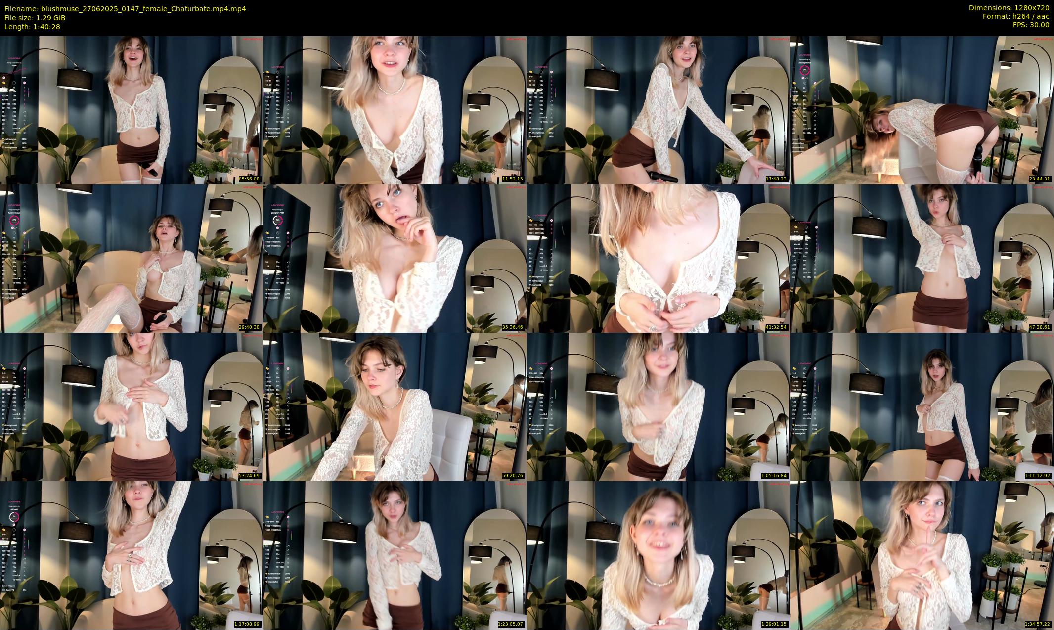 blushmuse — 101 minute Chaturbate female cam show recording, 720p, Jun 27, 2025