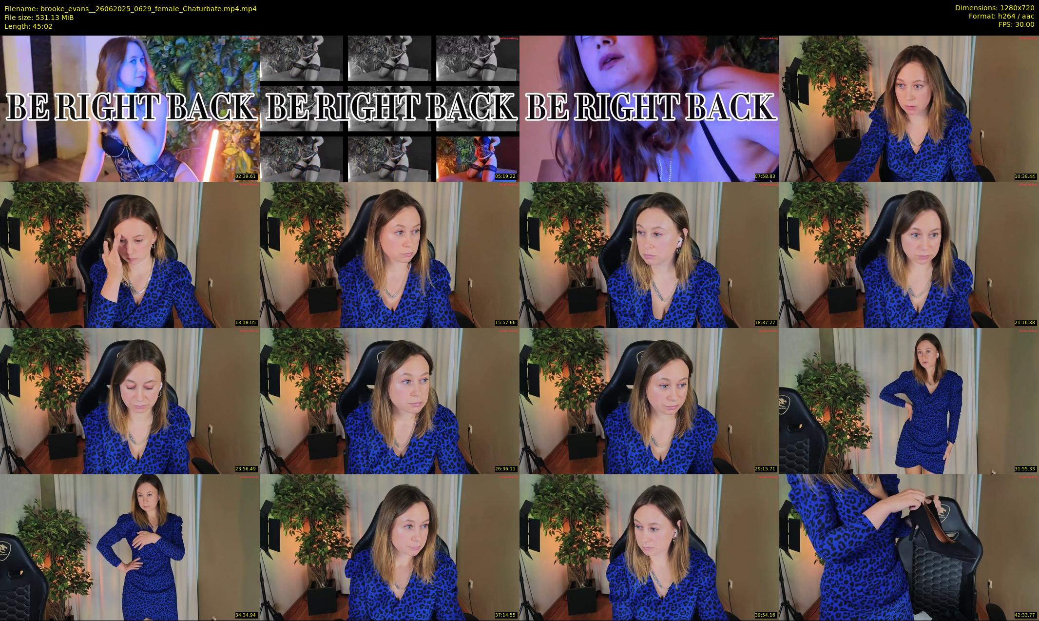 brooke_evans_ — 46 minute Chaturbate female cam show recording, 720p, Jun 26, 2025