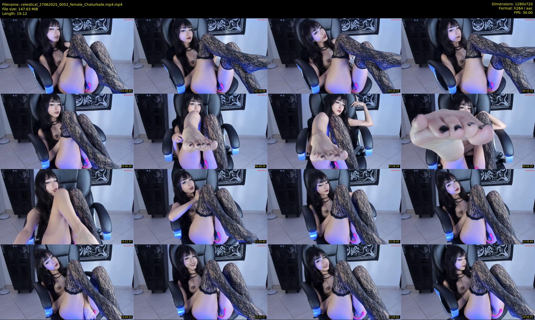 celestical — 20 minute Chaturbate female cam show recording, 720p, Jun 27, 2025