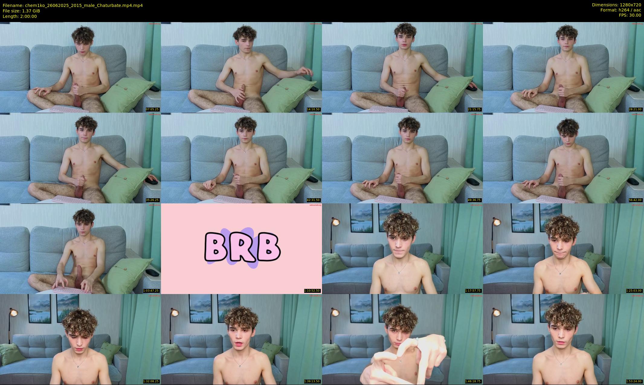 chem1ko — 120 minute Chaturbate male cam show recording, 720p, Jun 26, 2025