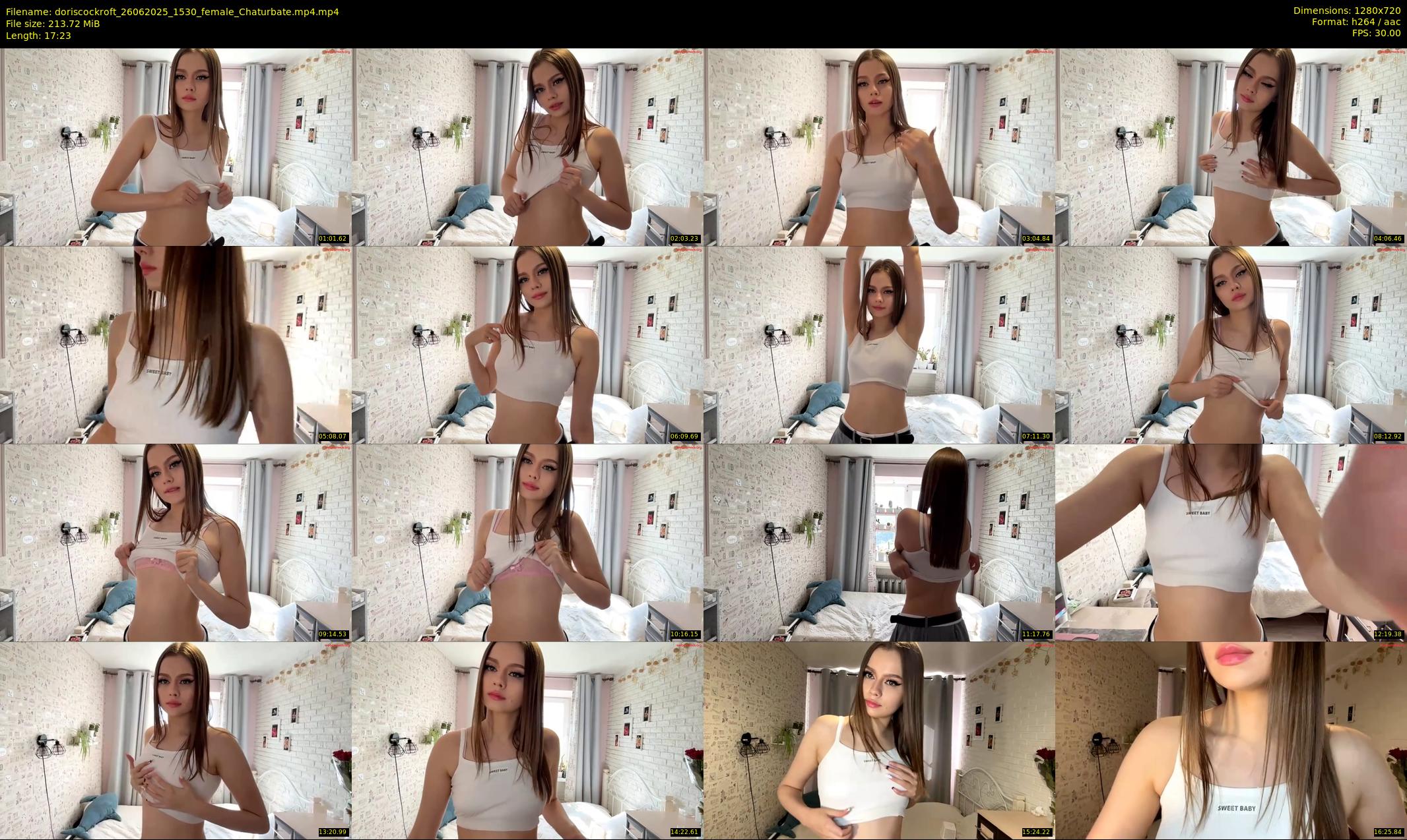 doriscockroft — 18 minute Chaturbate female cam show recording, 720p, Jun 26, 2025