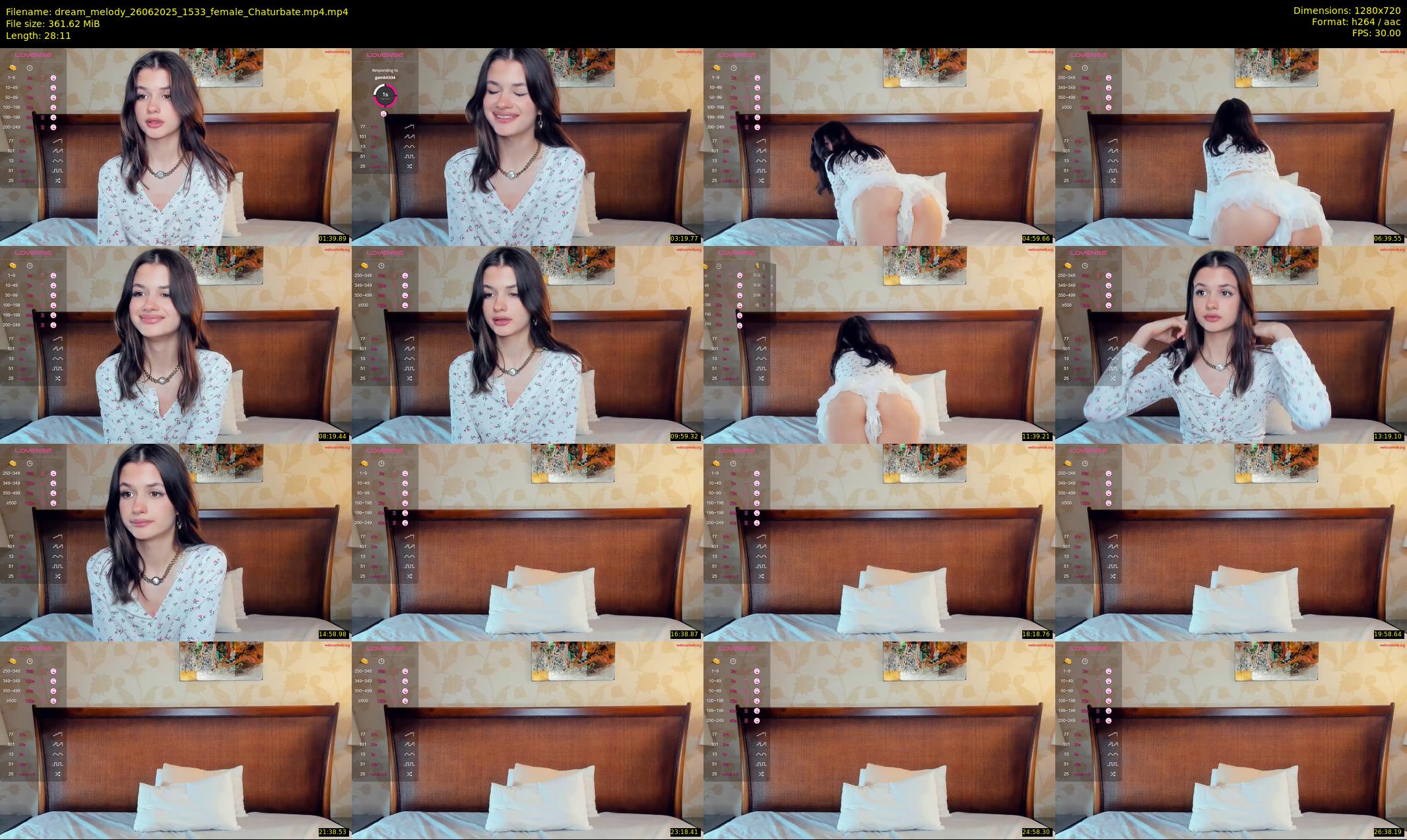 dream_melody — 29 minute Chaturbate female cam show recording, 720p, Jun 26, 2025