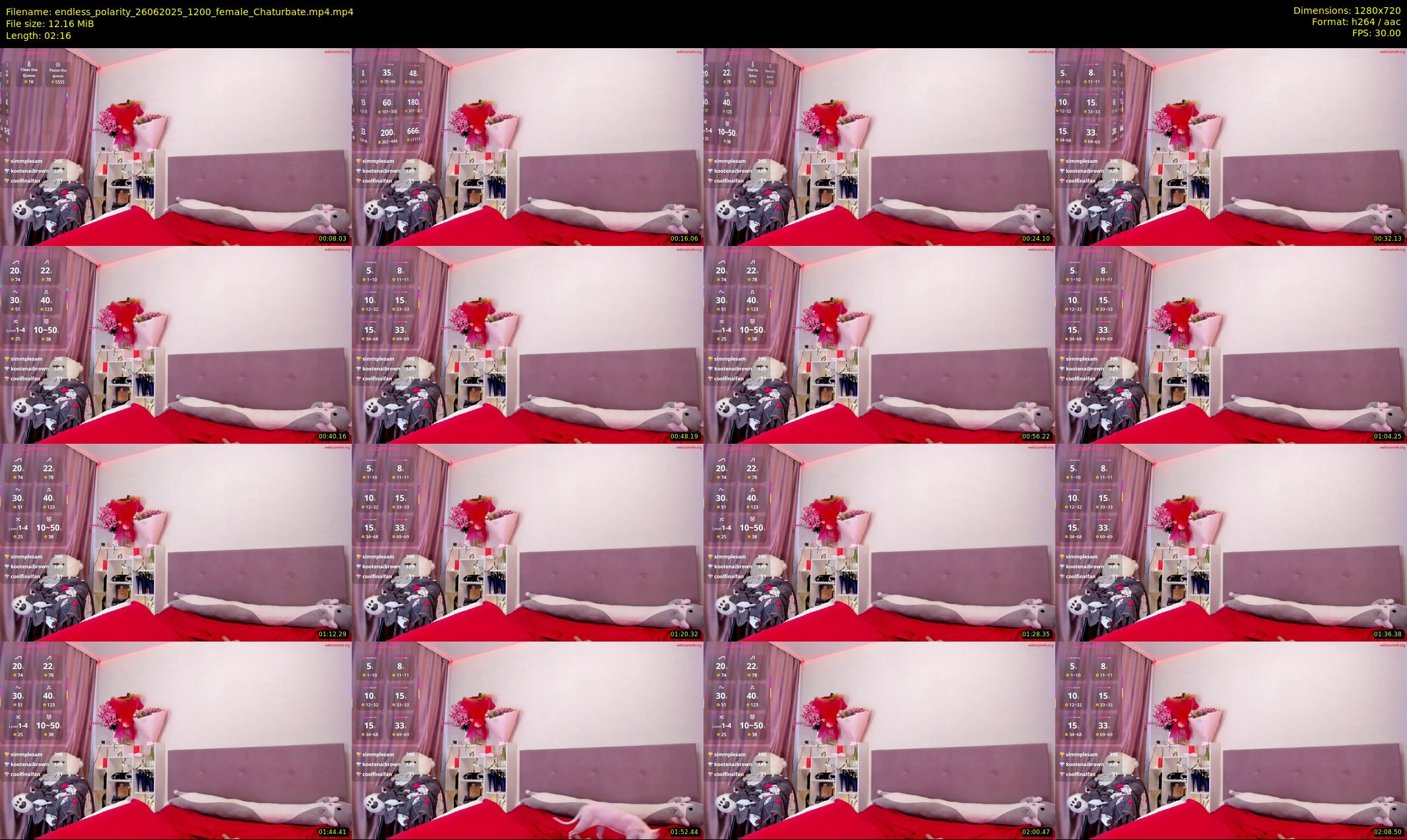 endless_polarity — 3 minute Chaturbate female cam show recording, 720p, Jun 26, 2025