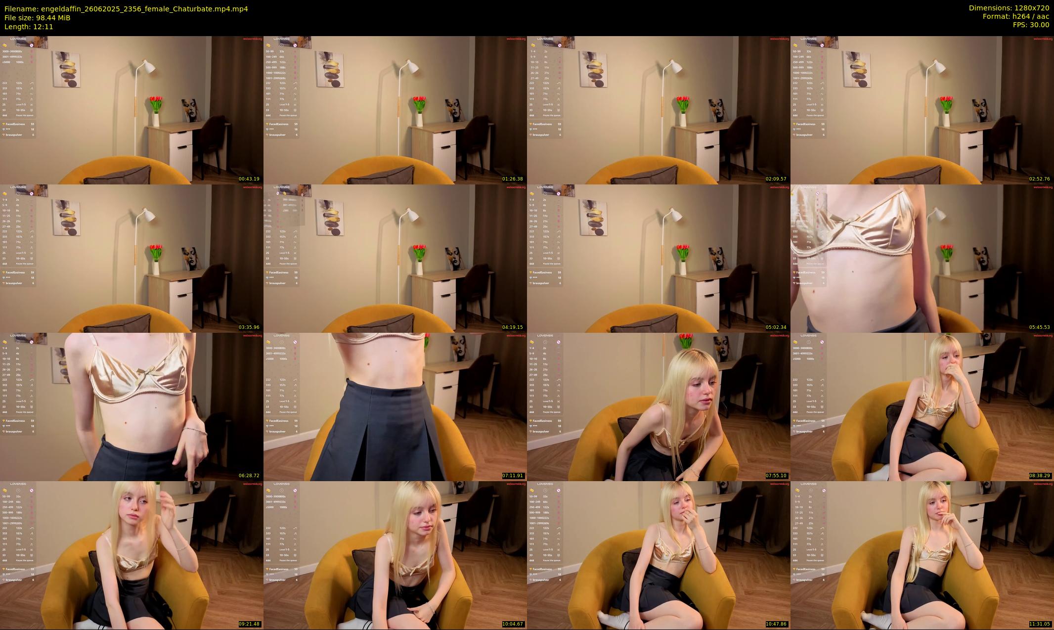 engeldaffin — 13 minute Chaturbate female cam show recording, 720p, Jun 26, 2025