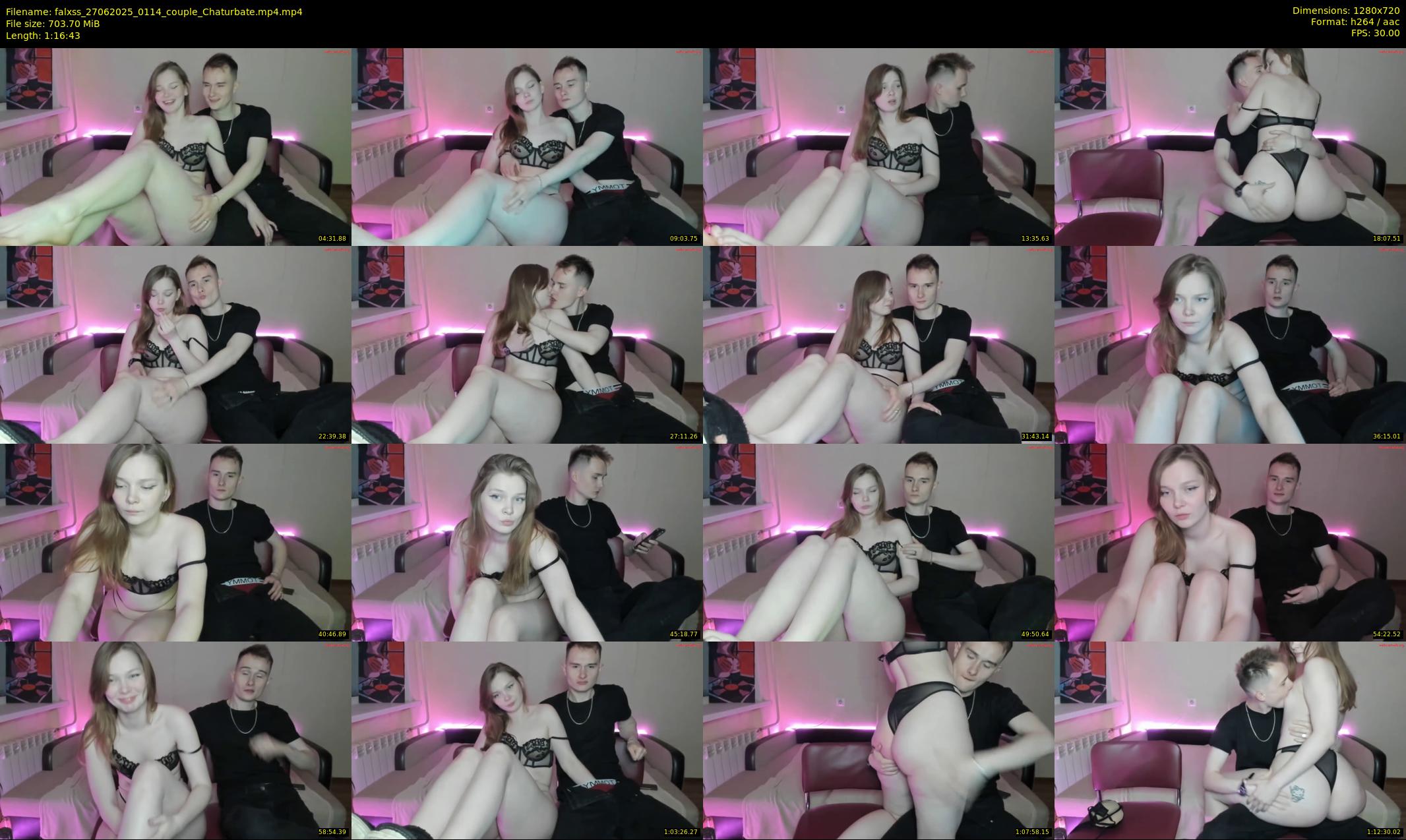 falxss — 77 minute Chaturbate couple cam show recording, 720p, Jun 27, 2025