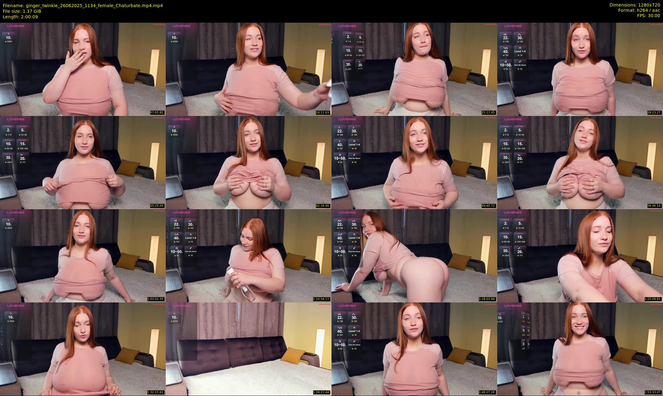 ginger_twinkle — 121 minute Chaturbate female cam show recording, 720p, Jun 26, 2025