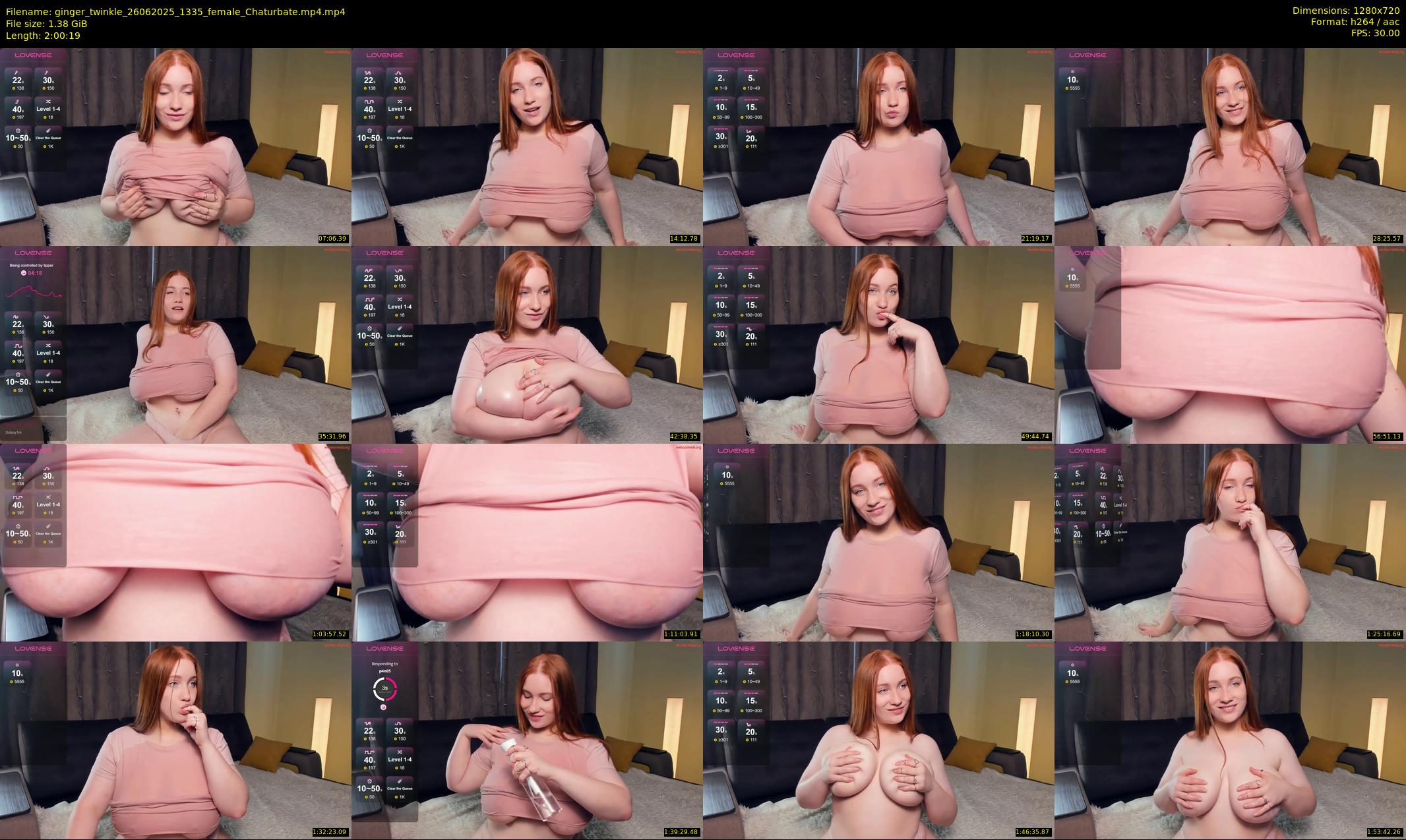ginger_twinkle — 121 minute Chaturbate female cam show recording, 720p, Jun 26, 2025