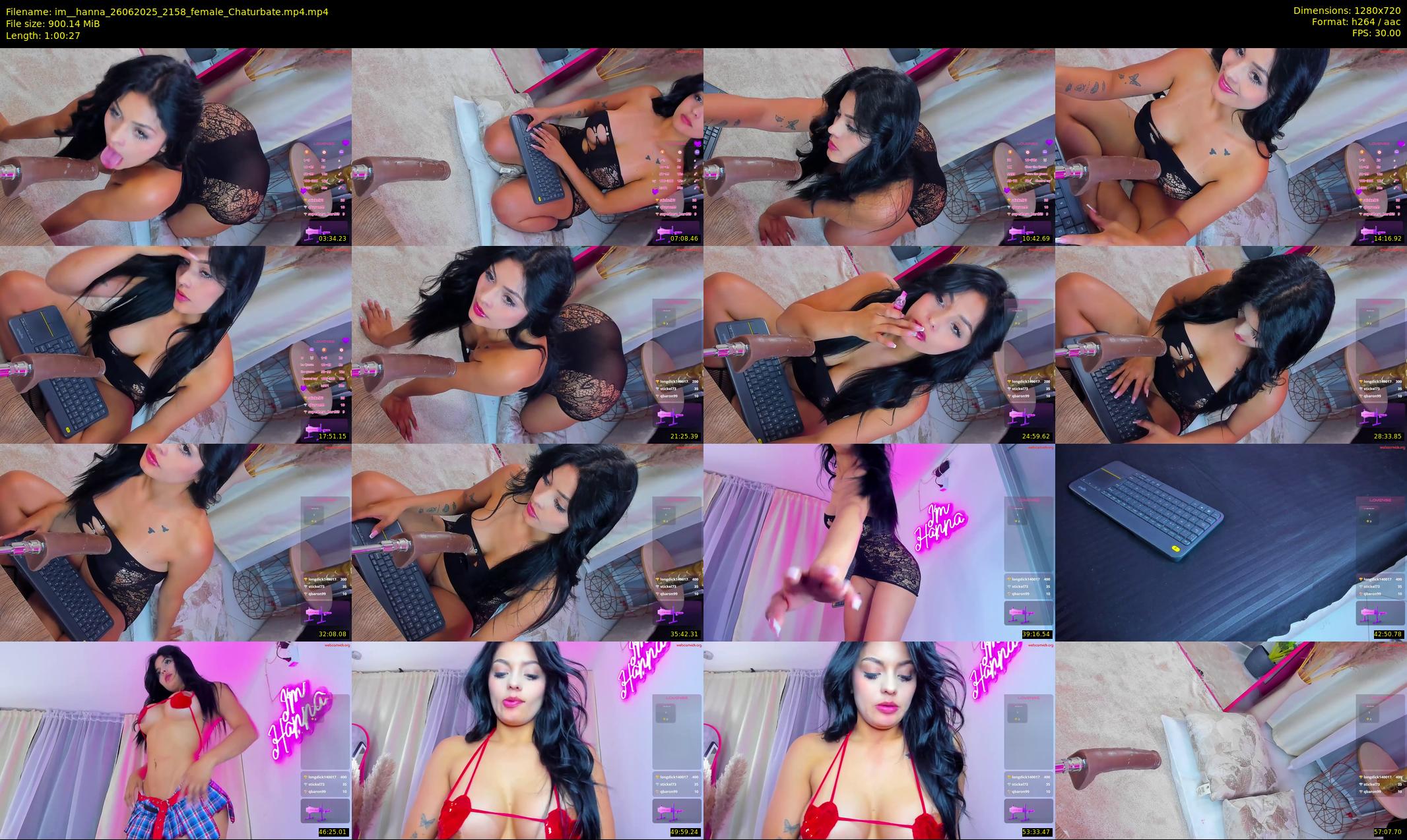 im__hanna — 61 minute Chaturbate female cam show recording, 720p, Jun 26, 2025