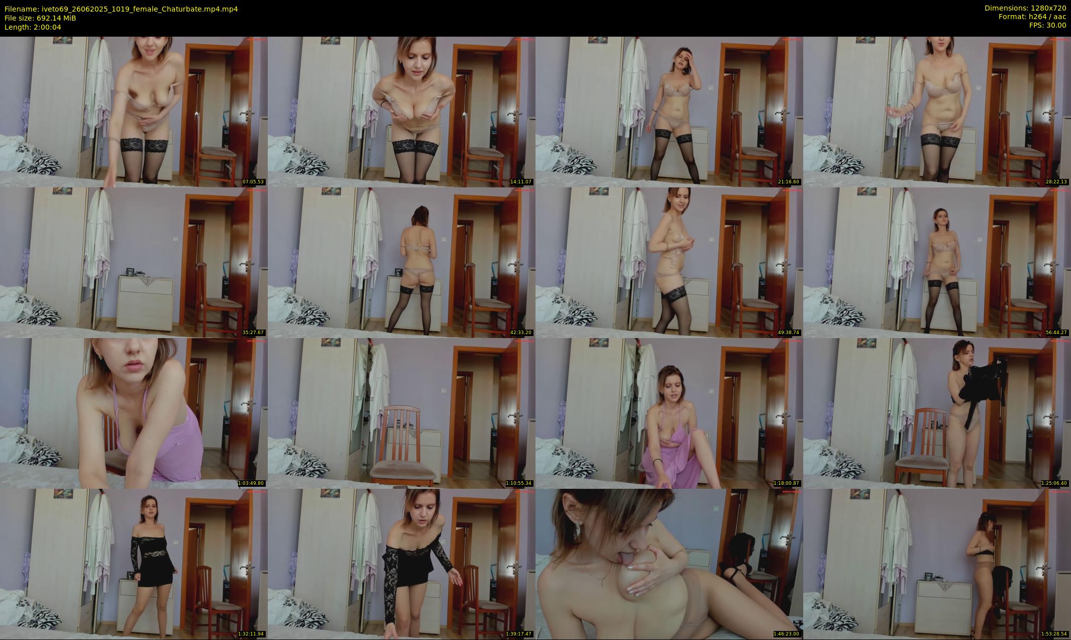 iveto69 — 121 minute Chaturbate female cam show recording, 720p, Jun 26, 2025