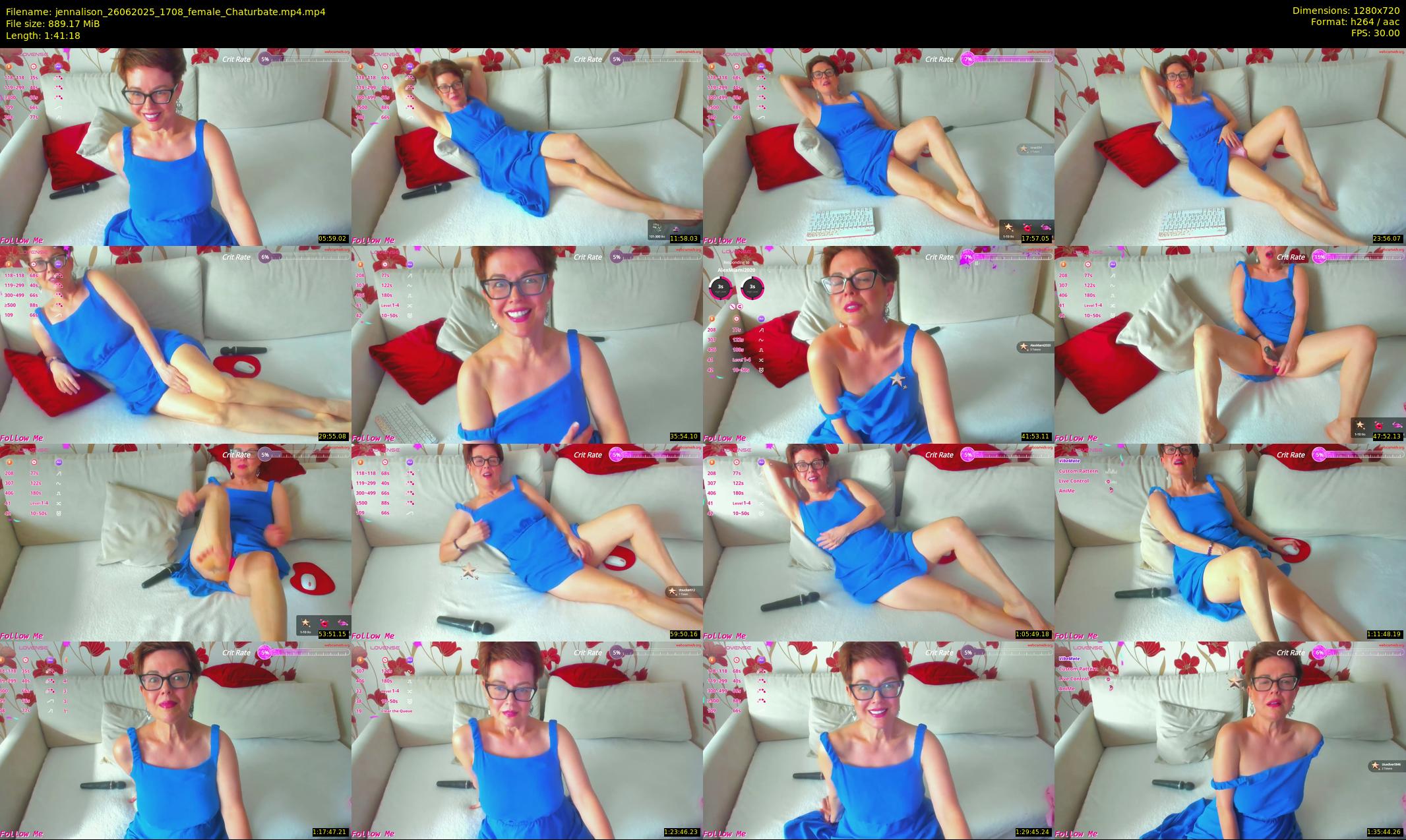jennalison — 102 minute Chaturbate female cam show recording, 720p, Jun 26, 2025