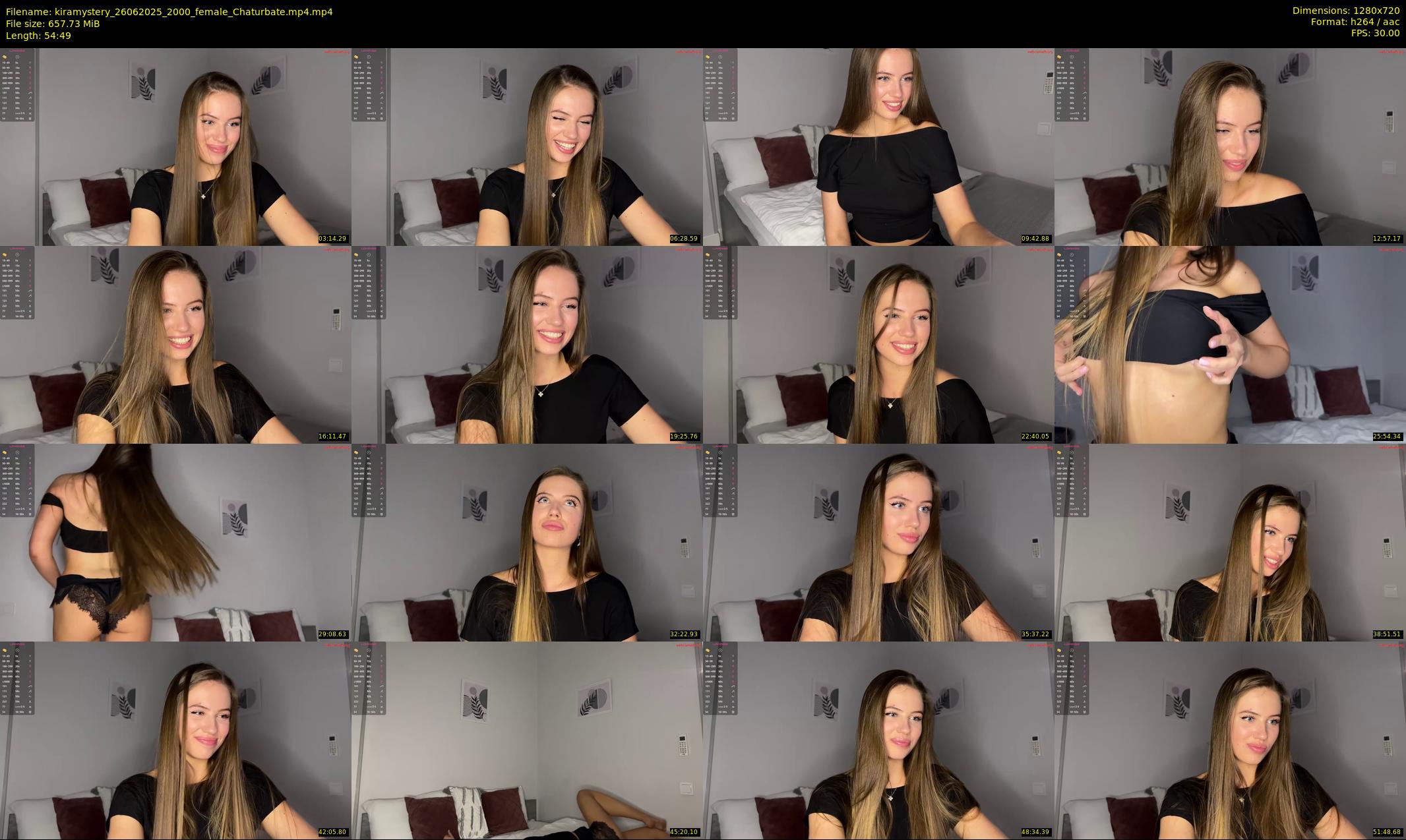 kiramystery — 55 minute Chaturbate female cam show recording, 720p, Jun 26, 2025