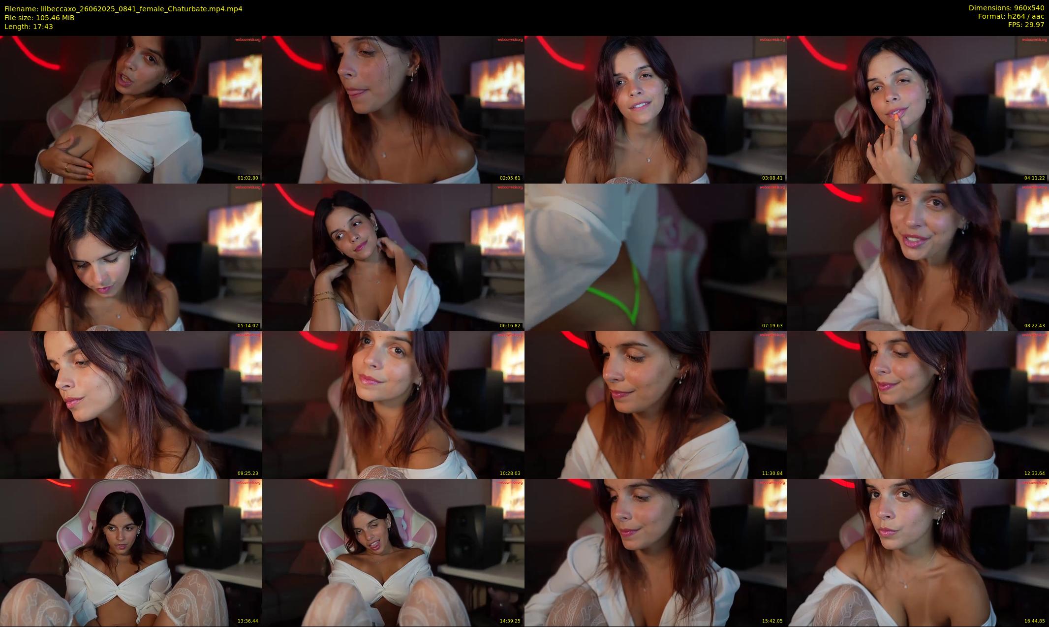 lilbeccaxo — 18 minute Chaturbate female cam show recording, 480p, Jun 26, 2025