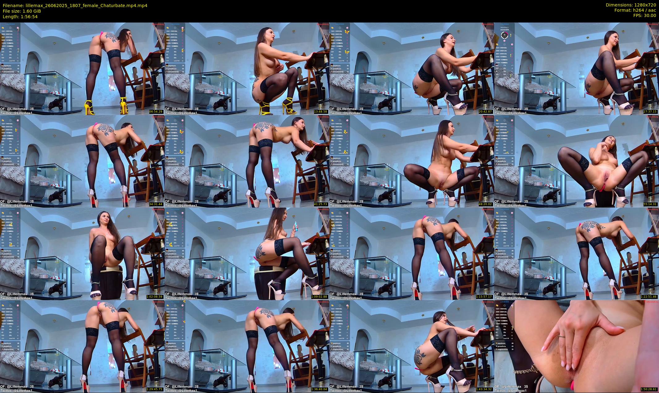 lillemax — 117 minute Chaturbate female cam show recording, 720p, Jun 26, 2025