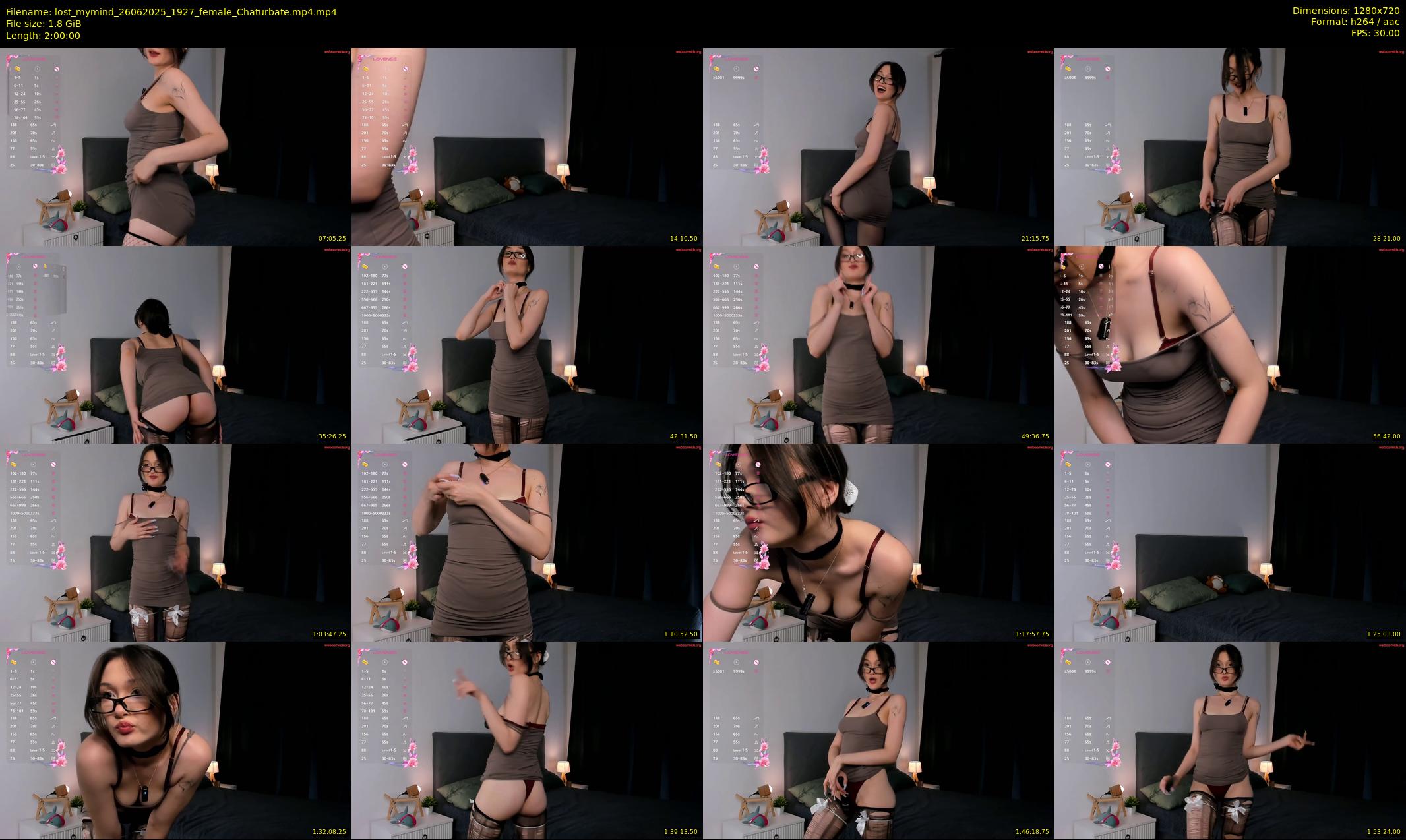 lost_mymind — 120 minute Chaturbate female cam show recording, 720p, Jun 26, 2025