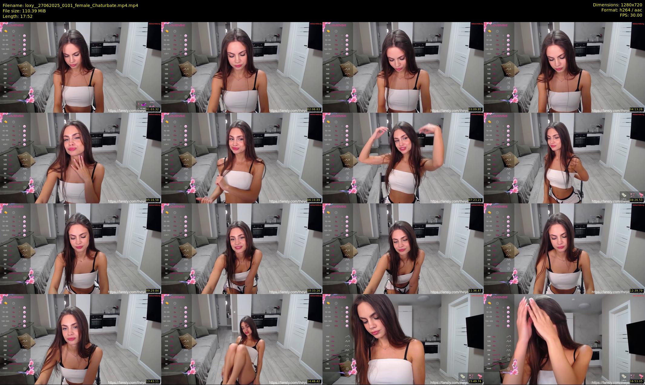 loxy_ — 18 minute Chaturbate female cam show recording, 720p, Jun 27, 2025