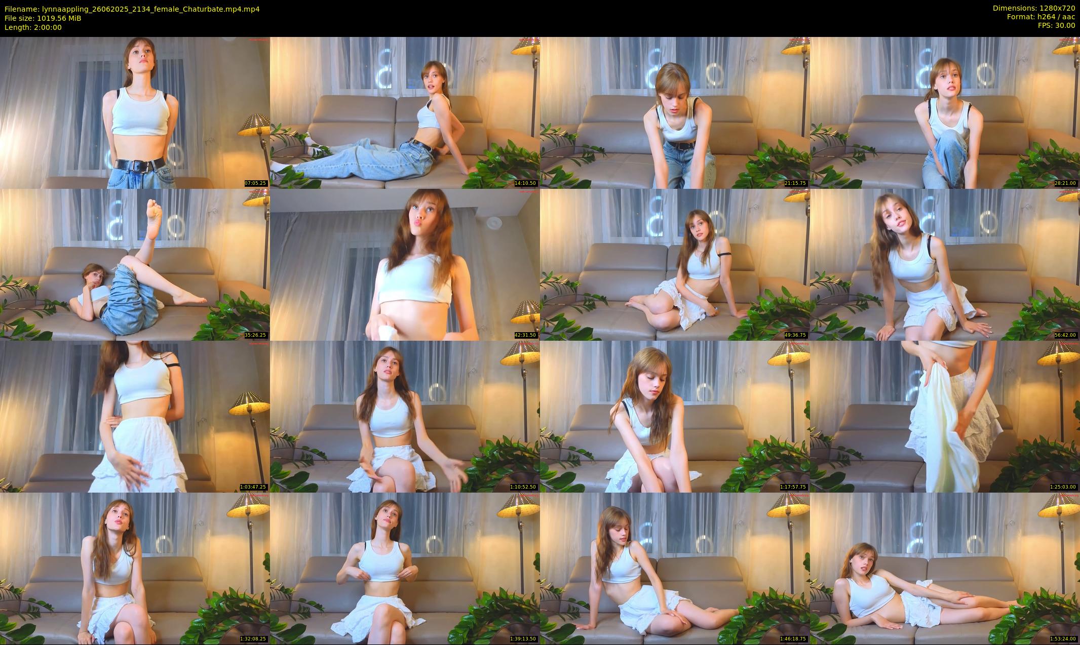 lynnaappling — 120 minute Chaturbate female cam show recording, 720p, Jun 26, 2025