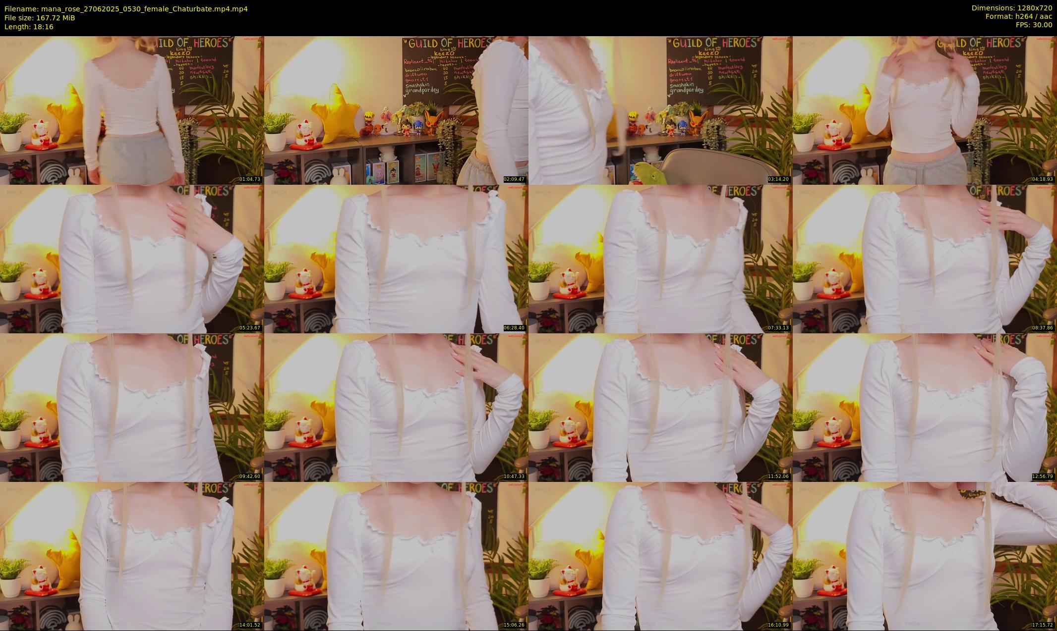 mana_rose — 19 minute Chaturbate female cam show recording, 720p, Jun 27, 2025