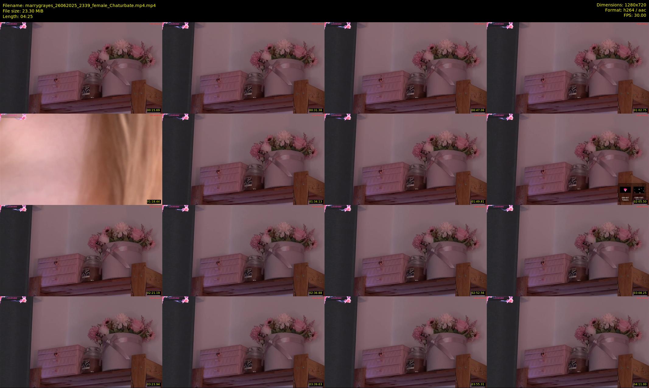 marrygrayes — 5 minute Chaturbate female cam show recording, 720p, Jun 26, 2025