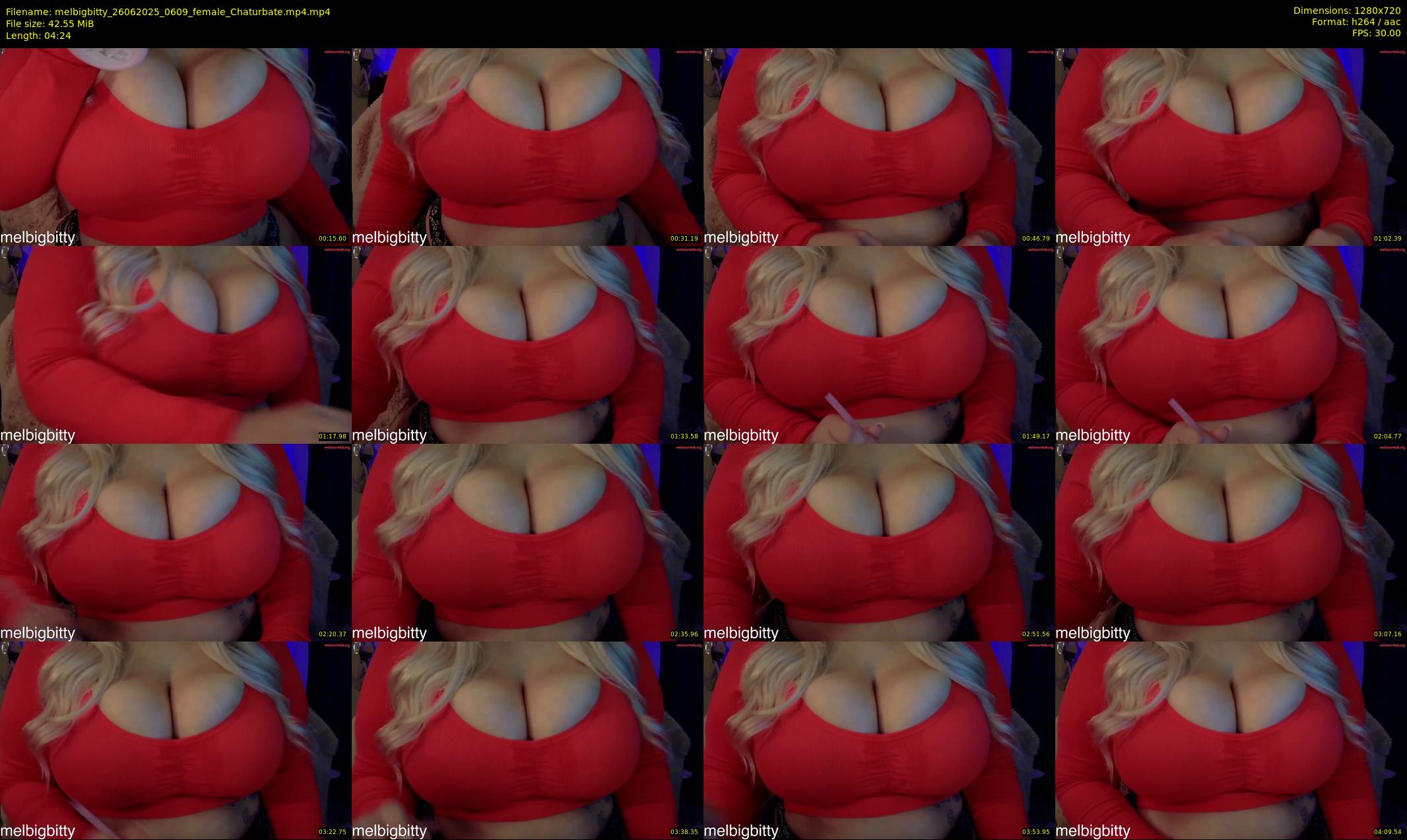 melbigbitty — 5 minute Chaturbate female cam show recording, 720p, Jun 26, 2025