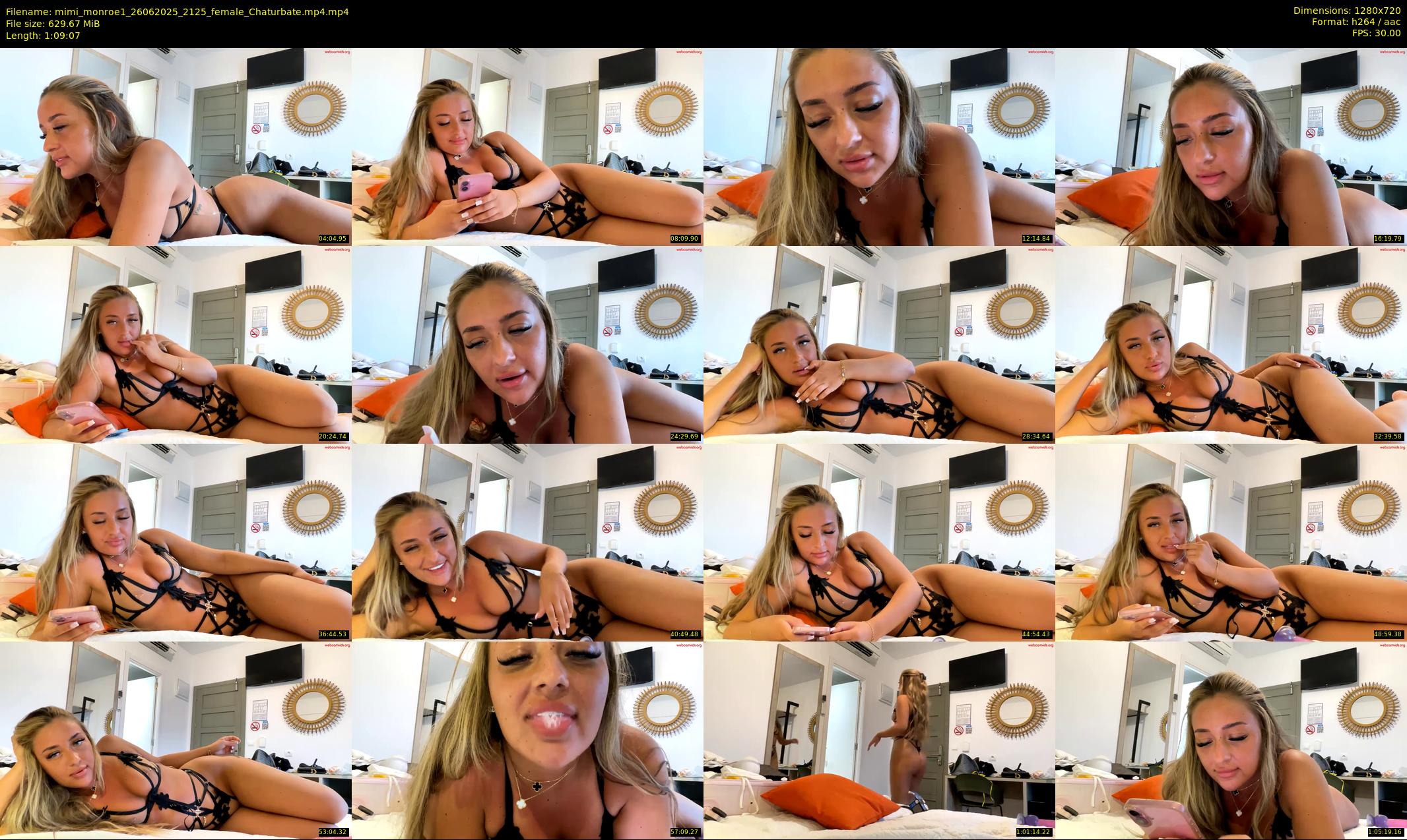 mimi_monroe1 — 70 minute Chaturbate female cam show recording, 720p, Jun 26, 2025