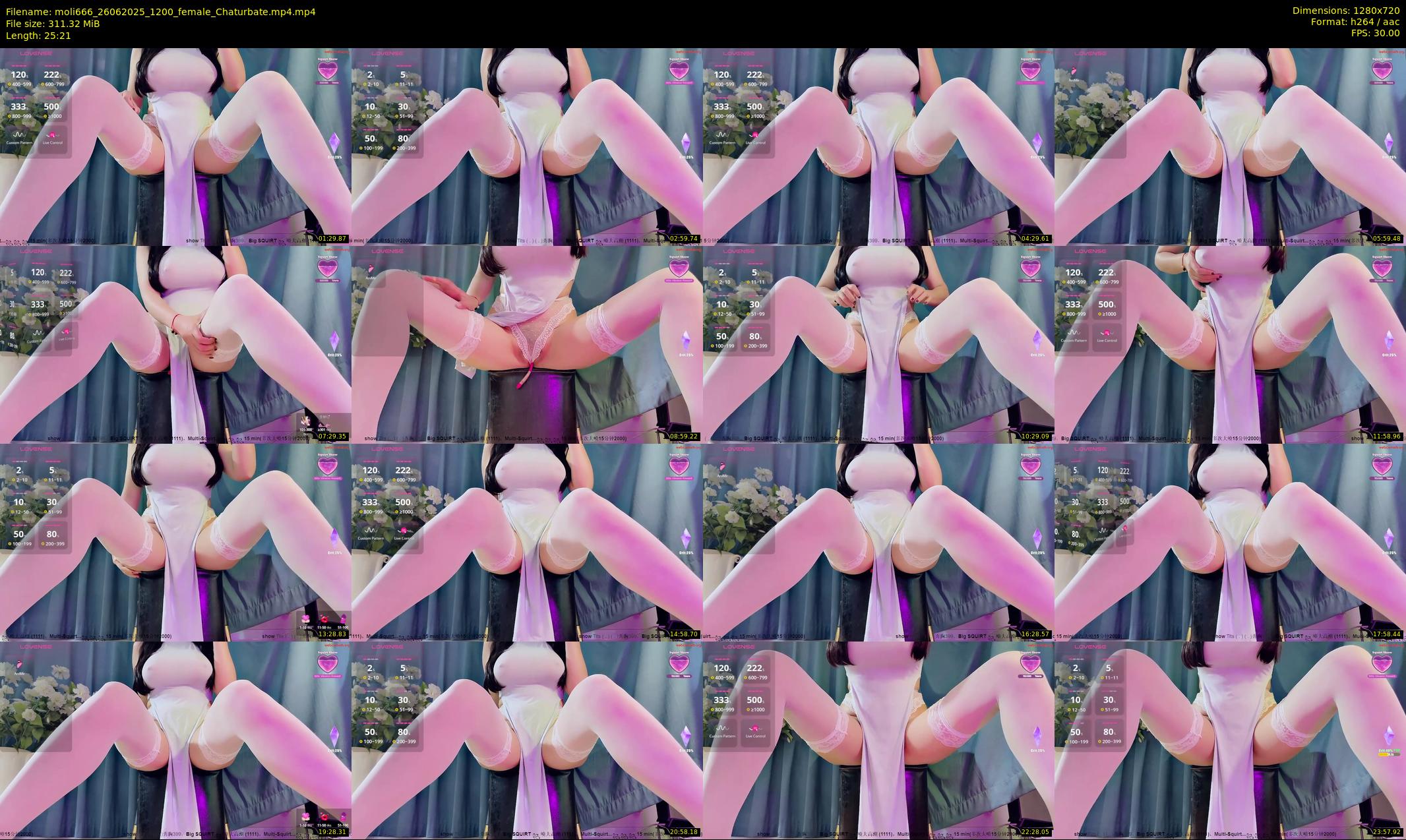 moli666 — 26 minute Chaturbate female cam show recording, 720p, Jun 26, 2025