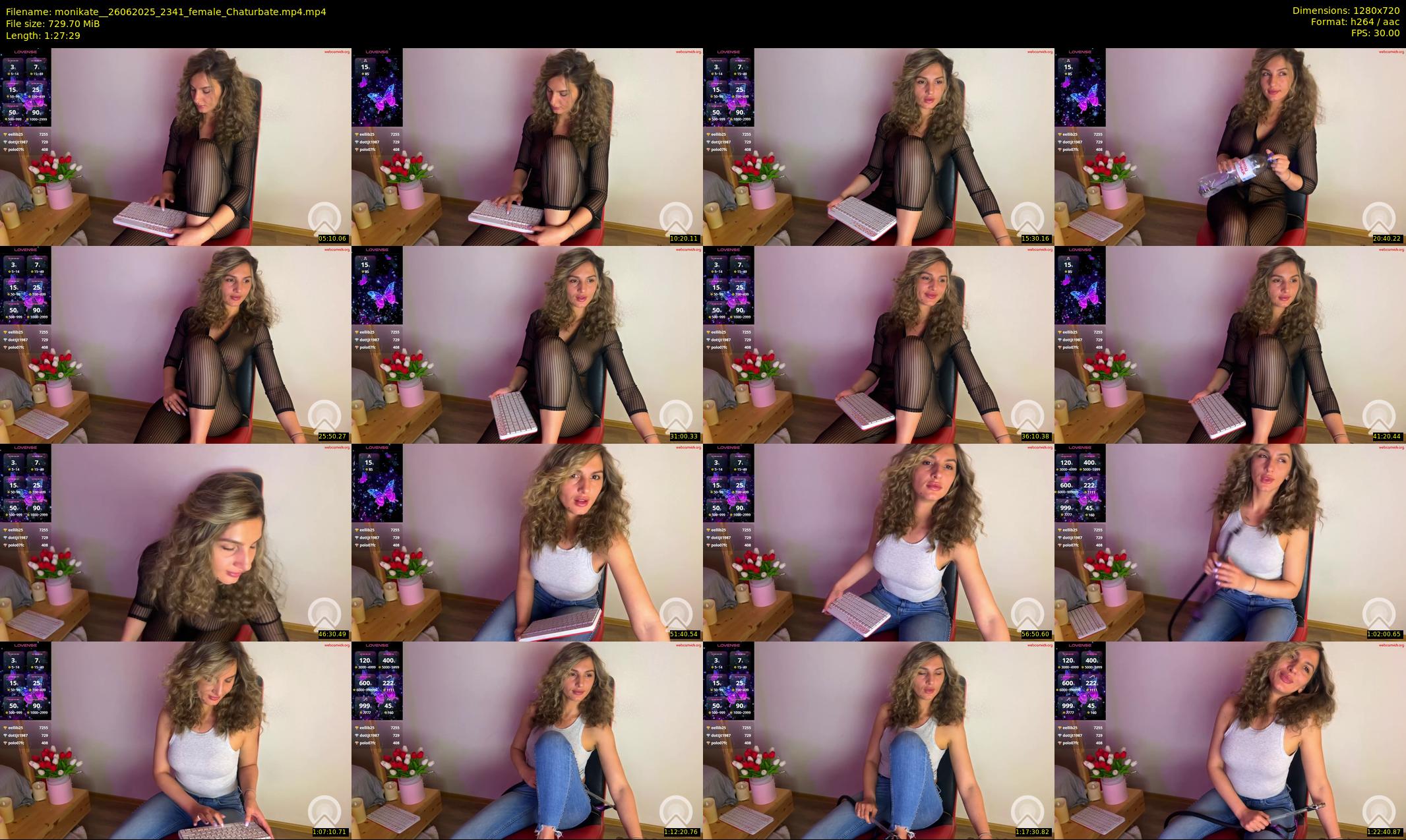 monikate_ — 88 minute Chaturbate couple cam show recording, 720p, Jun 26, 2025