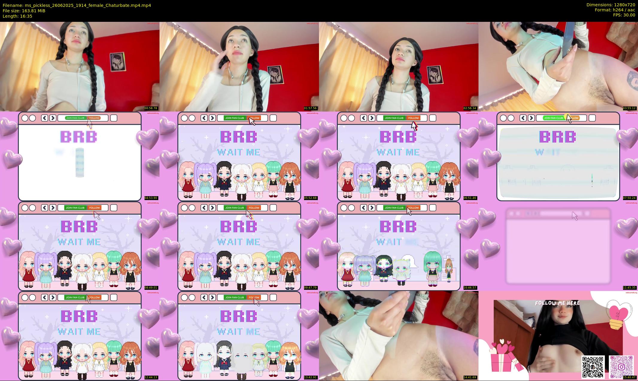 ms_pickless — 17 minute Chaturbate female cam show recording, 720p, Jun 26, 2025