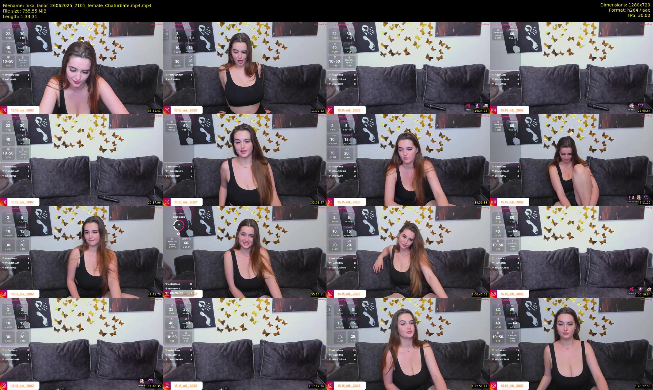 nika_tailor — 94 minute Chaturbate female cam show recording, 720p, Jun 26, 2025