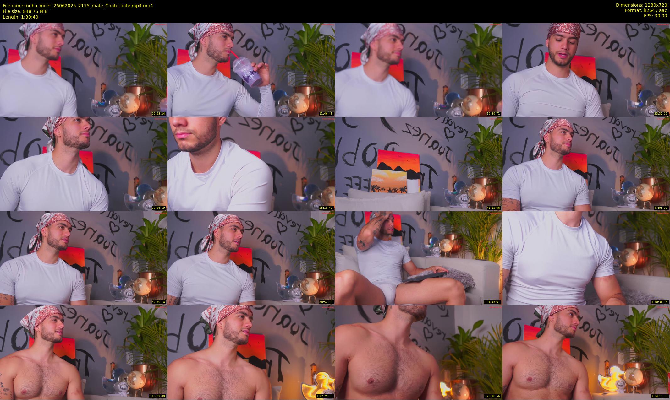 noha_miler — 100 minute Chaturbate male cam show recording, 720p, Jun 26, 2025