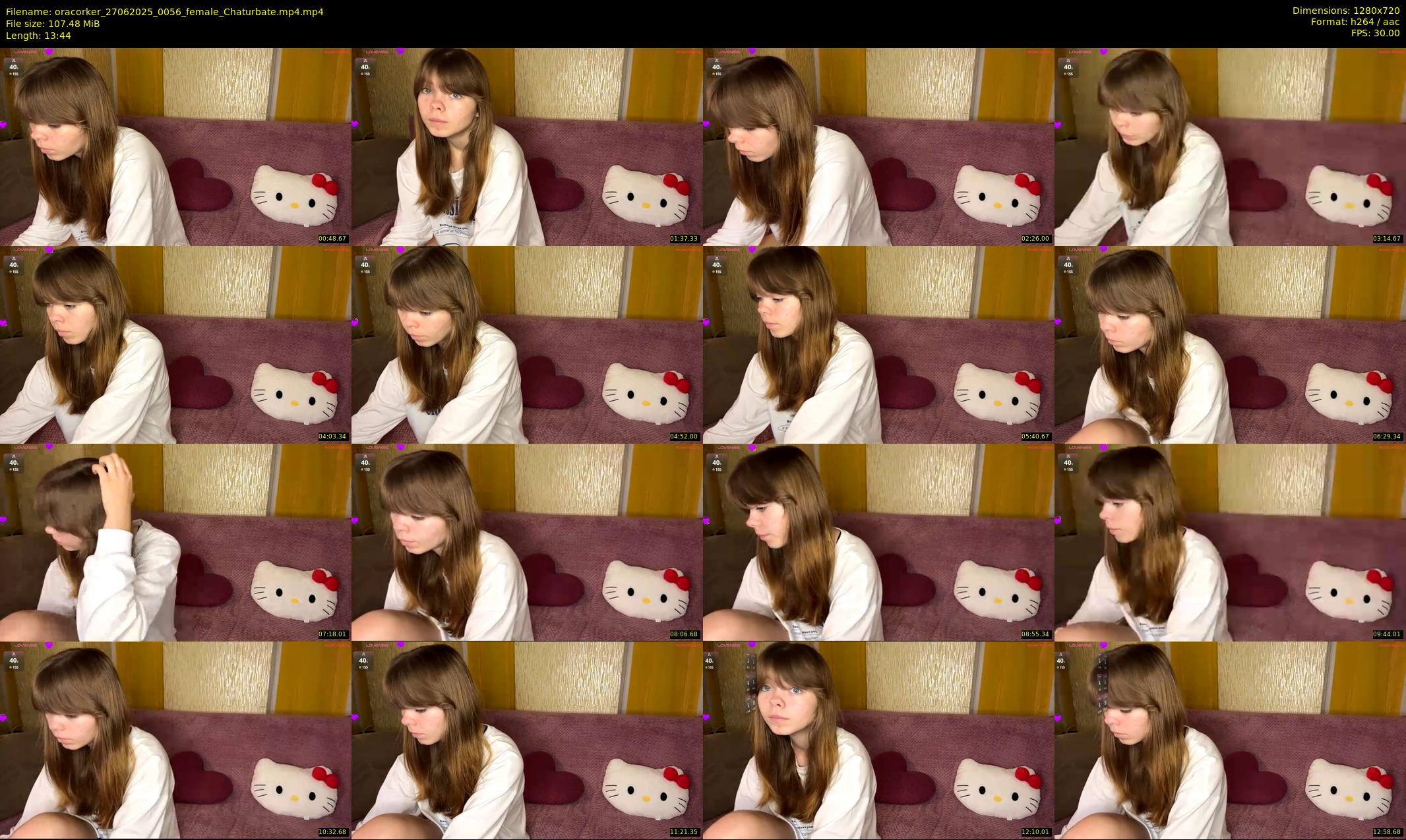 oracorker — 14 minute Chaturbate female cam show recording, 720p, Jun 27, 2025