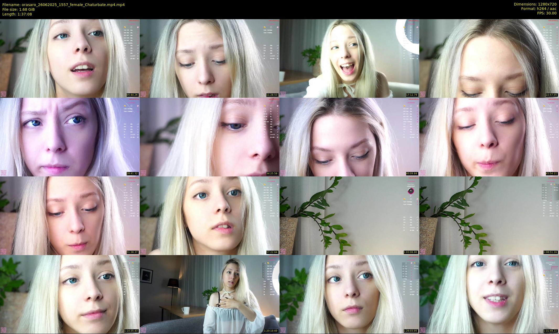 orasaro — 98 minute Chaturbate female cam show recording, 720p, Jun 26, 2025