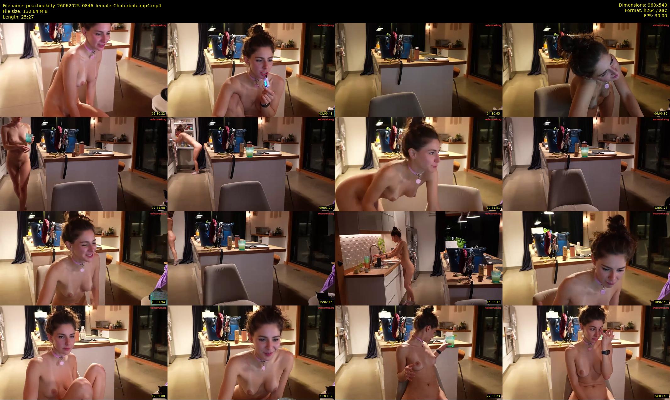 peacheekitty — 26 minute Chaturbate female cam show recording, 480p, Jun 26, 2025