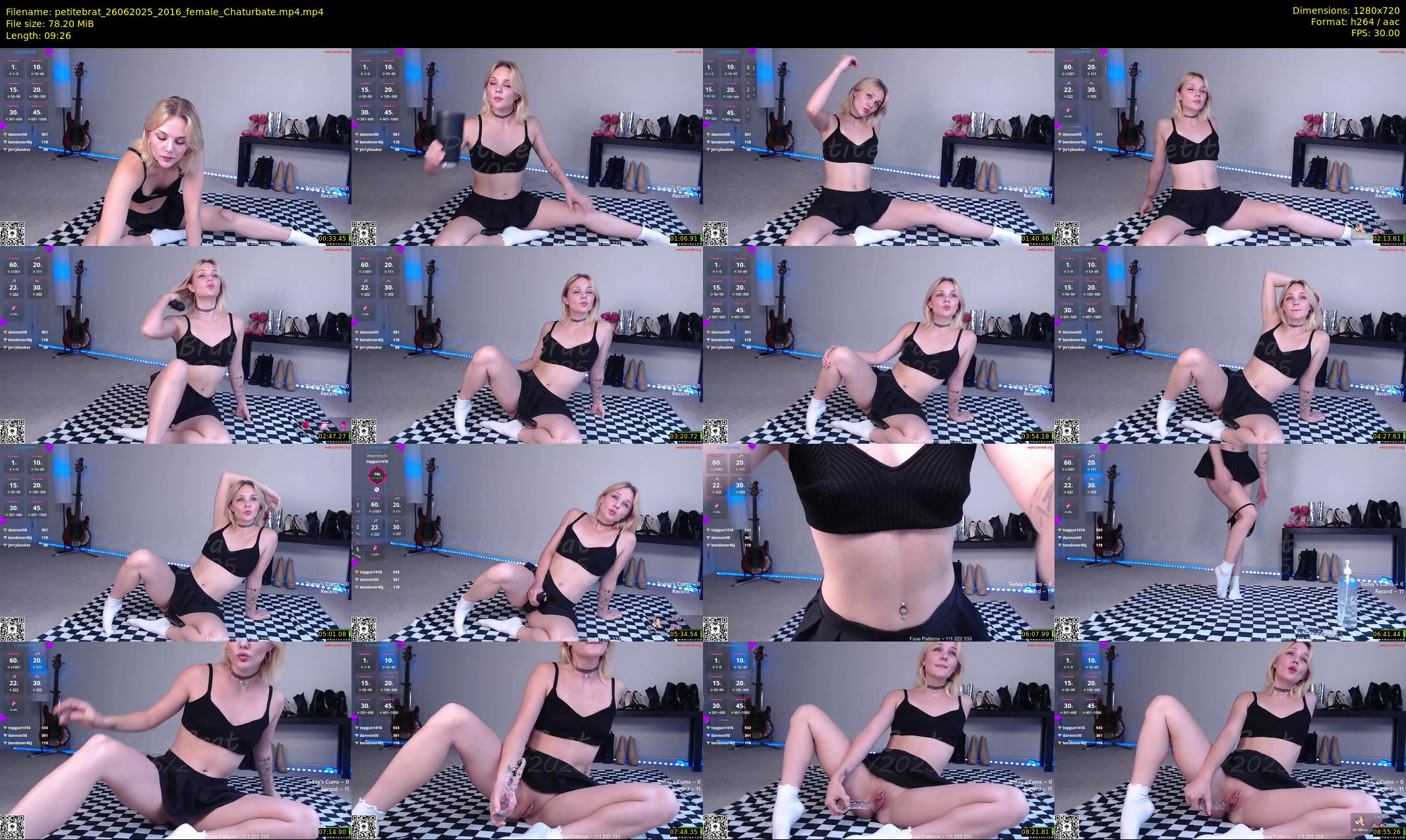 petitebrat — 10 minute Chaturbate female cam show recording, 720p, Jun 26, 2025
